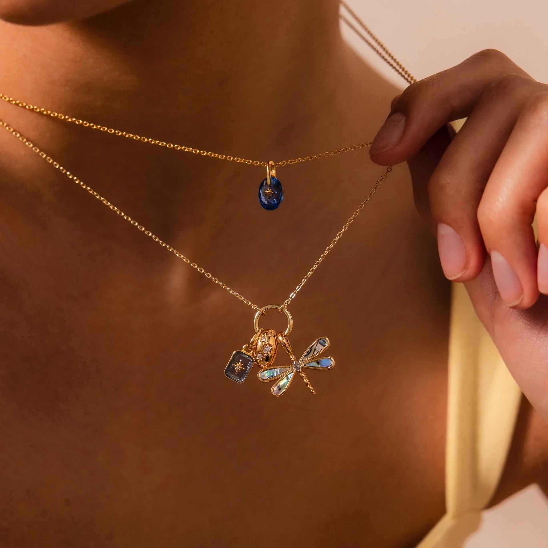 Abalone Dragonfly Charm - Image 7
