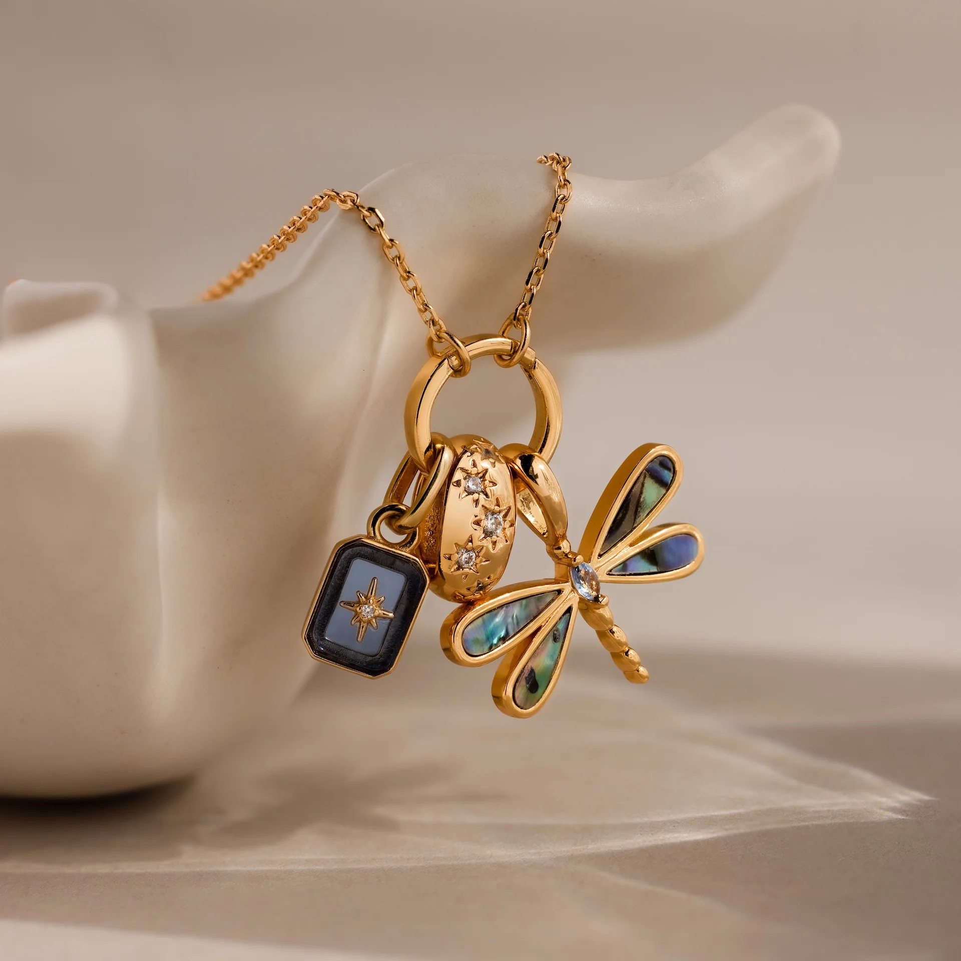 Abalone Dragonfly Charm - Image 8
