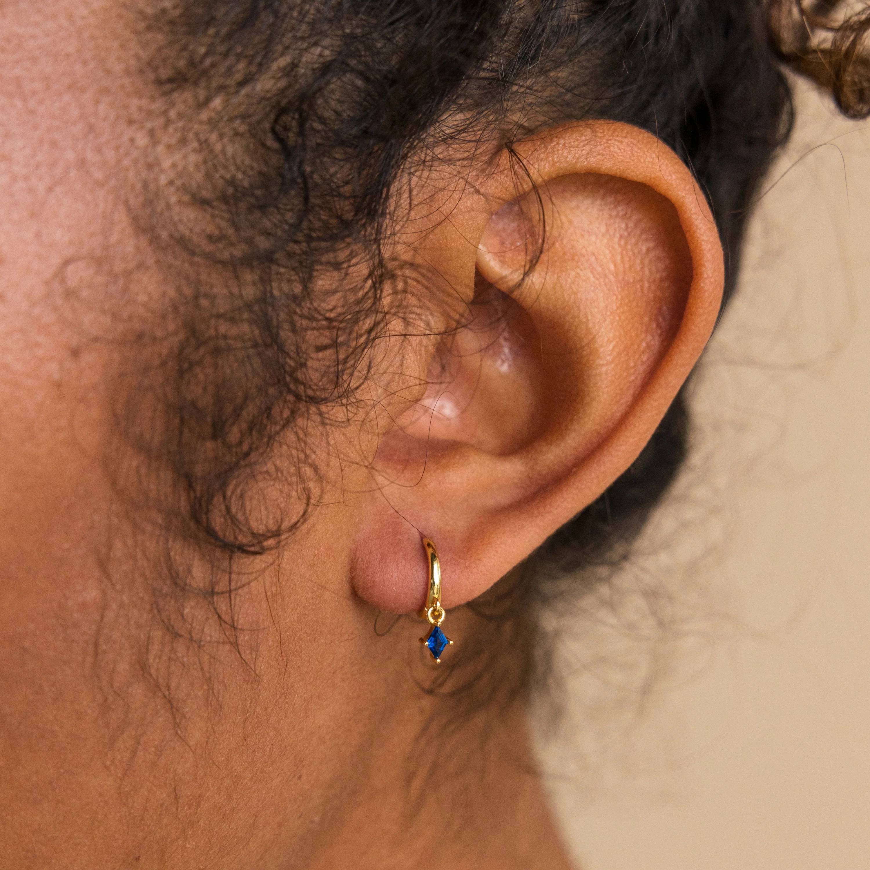 Birthstone Drop Huggies - Image 10