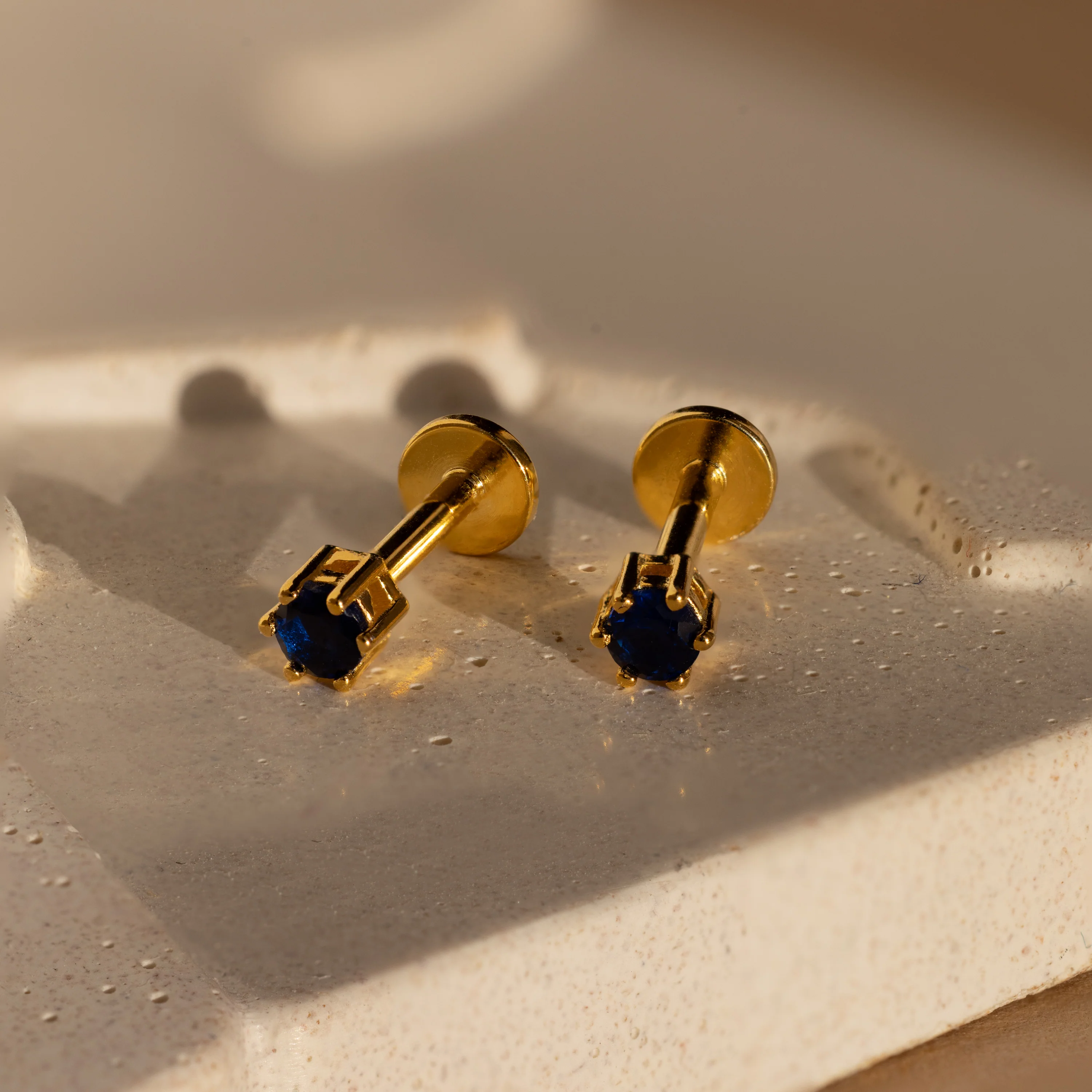 Peridot Flatback Studs - Image 7