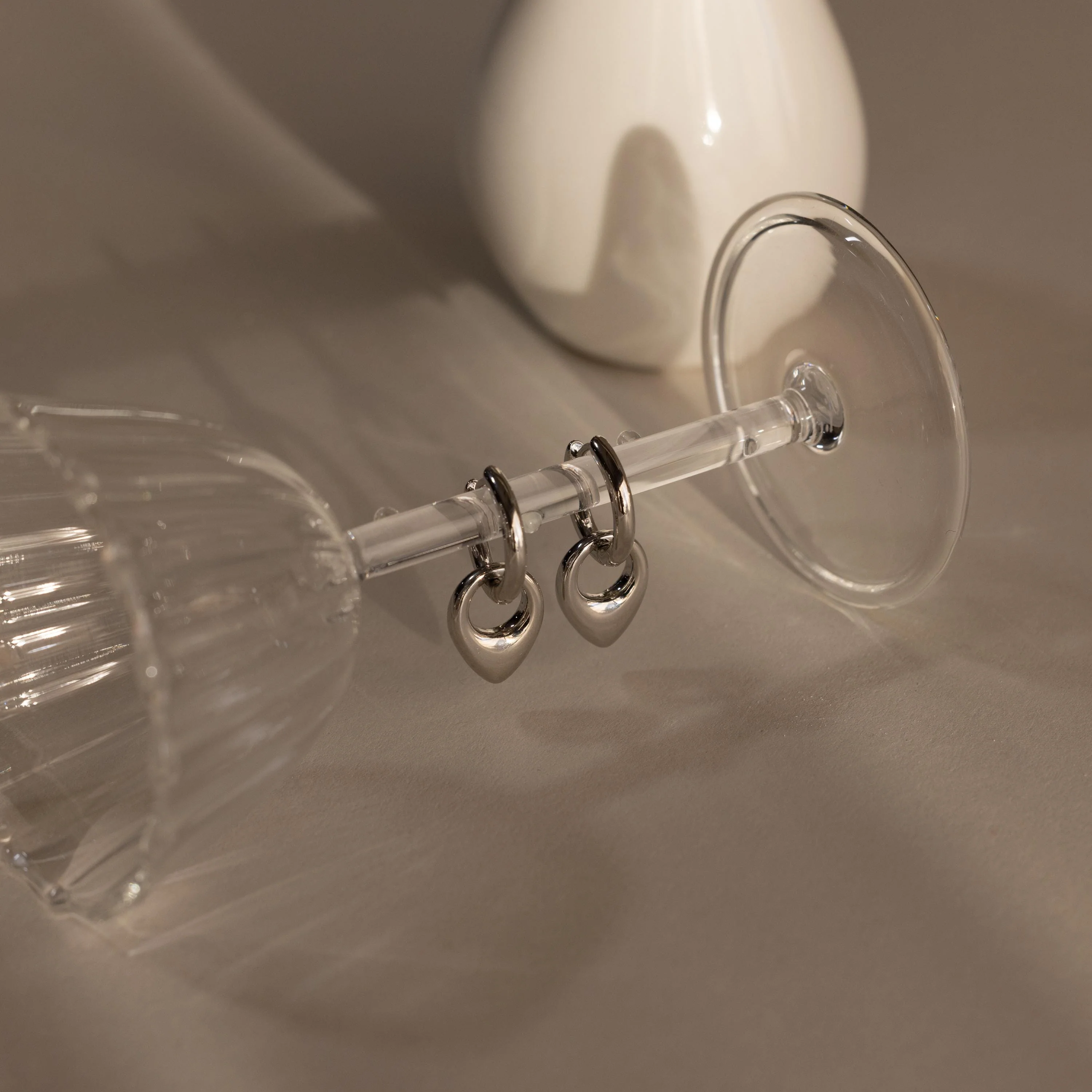 Bold Teardrop Hoops - Image 3