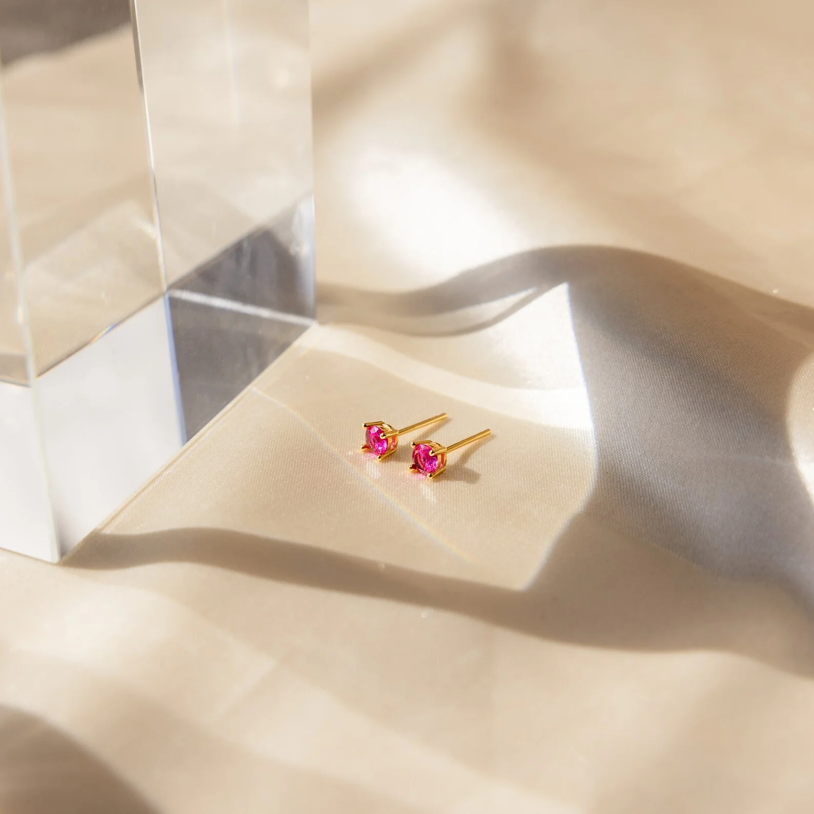 Booker Large Birthstone Studs - Image 7