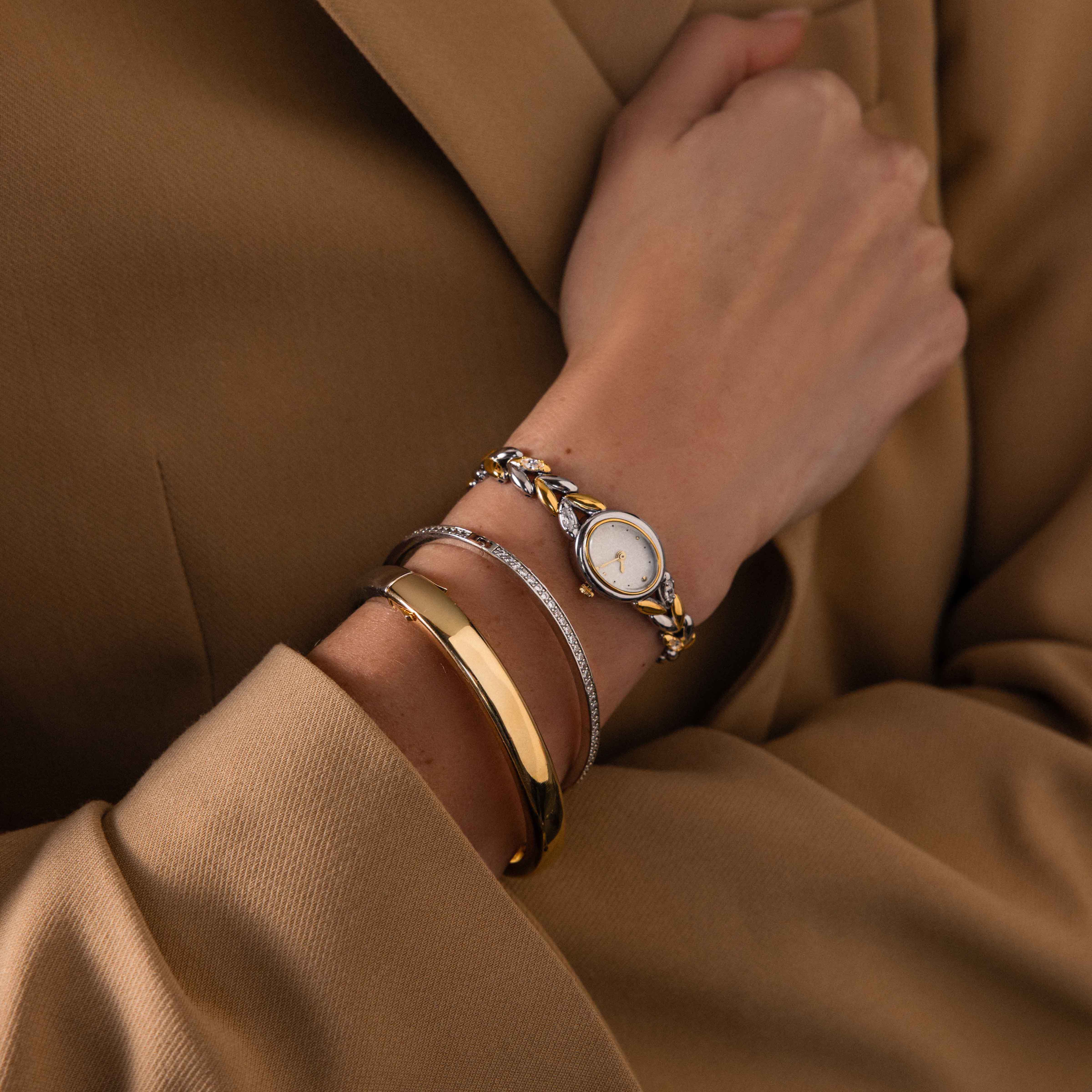 Chevron Diamond Link Timepiece - Image 5
