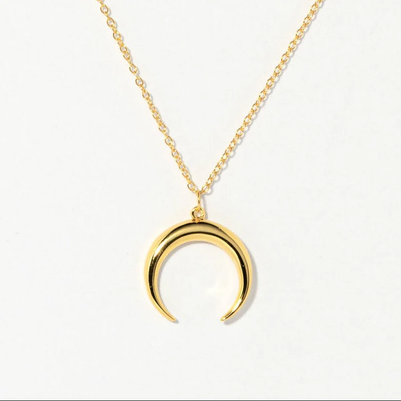 Crescent Moon Necklace - Image 3