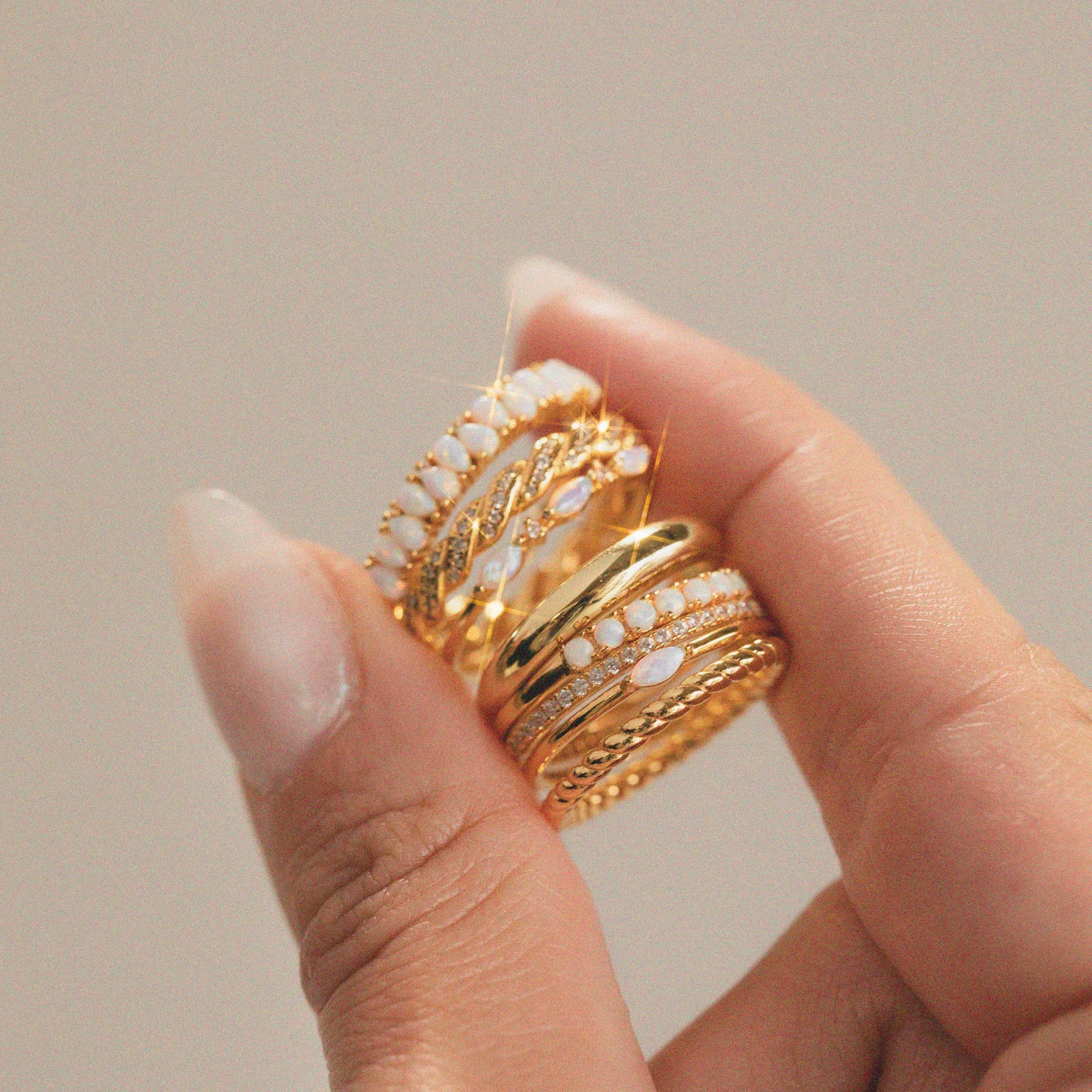 Crescent Opal Ring - Image 6
