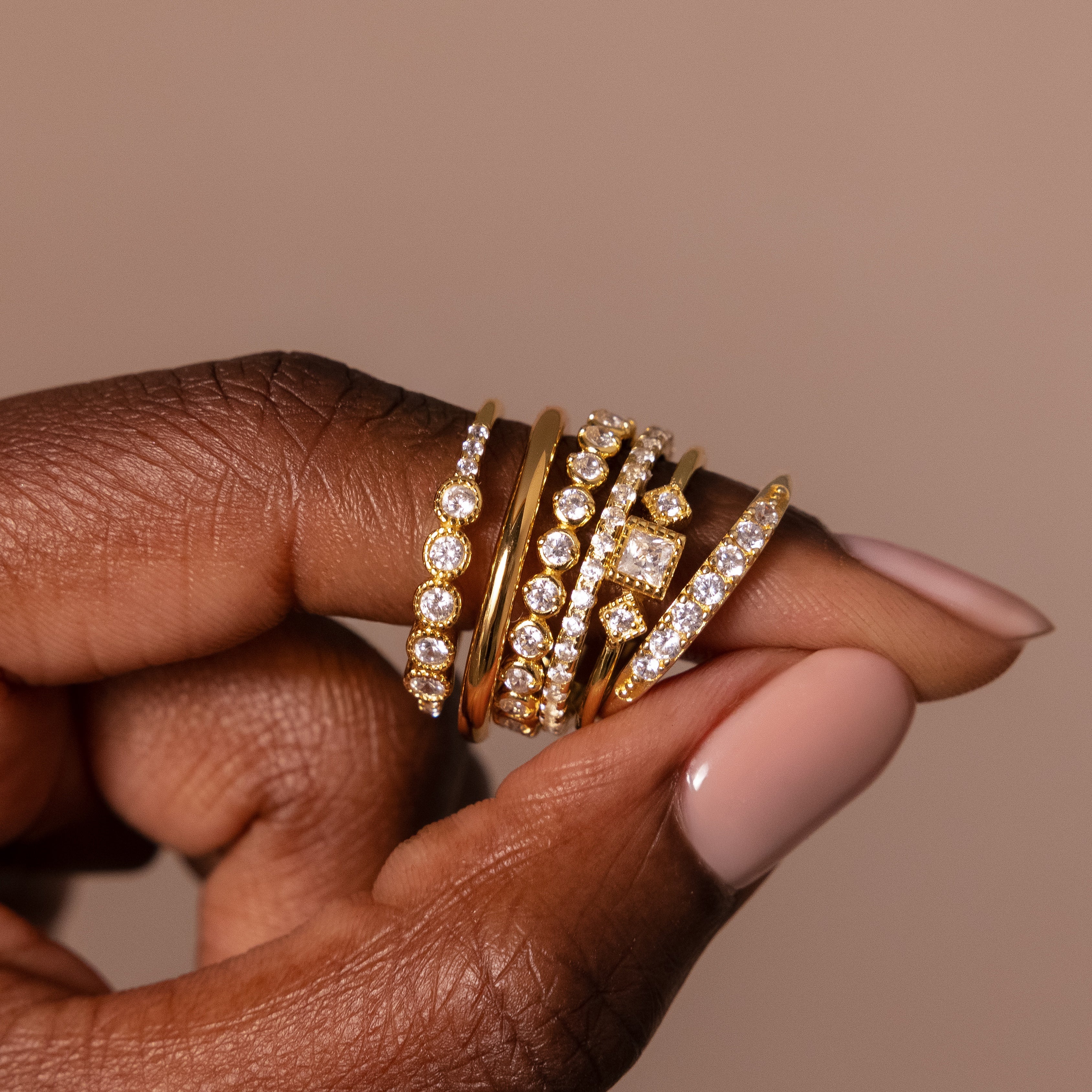 Crystal Stacking Ring Set - Image 6
