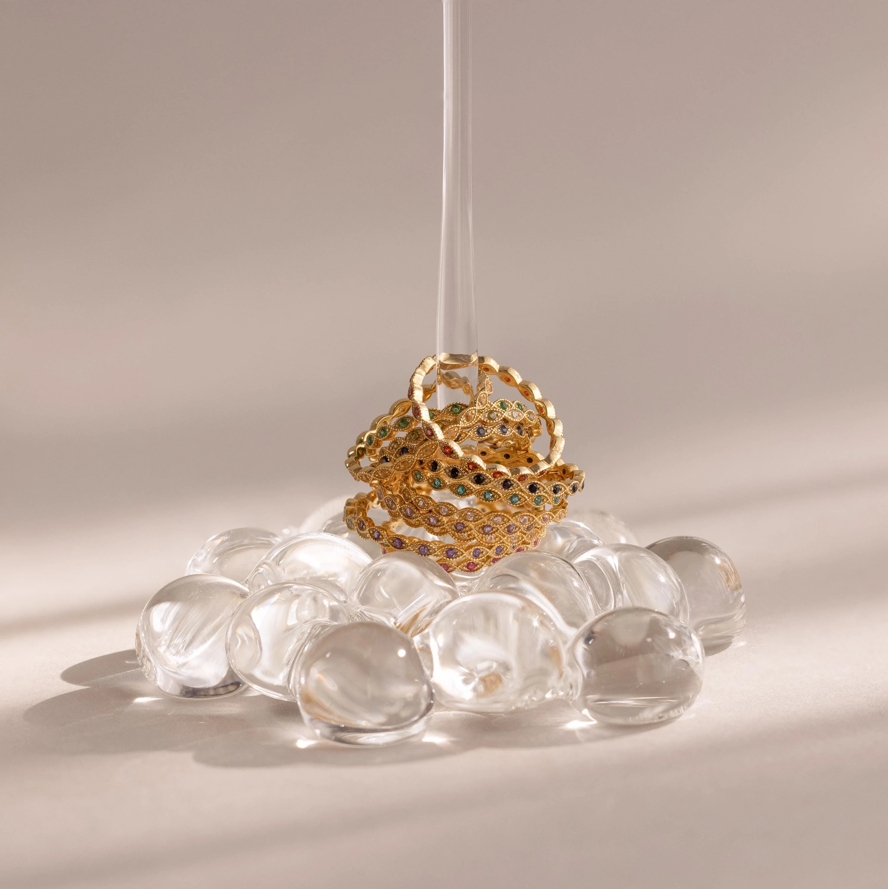Dainty Marquise Amethyst Ring - Image 2