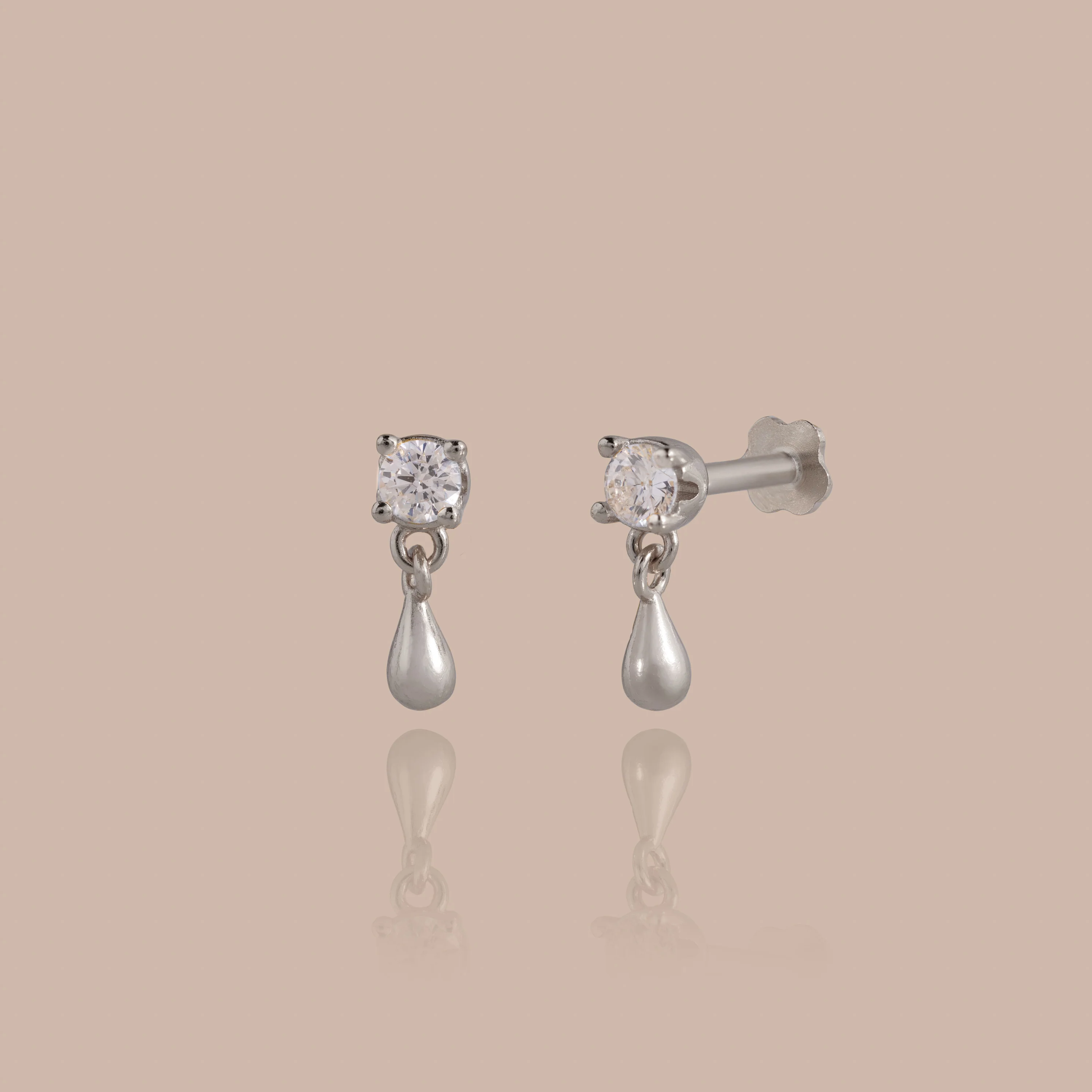 Diamond Droplet Studs - Image 3