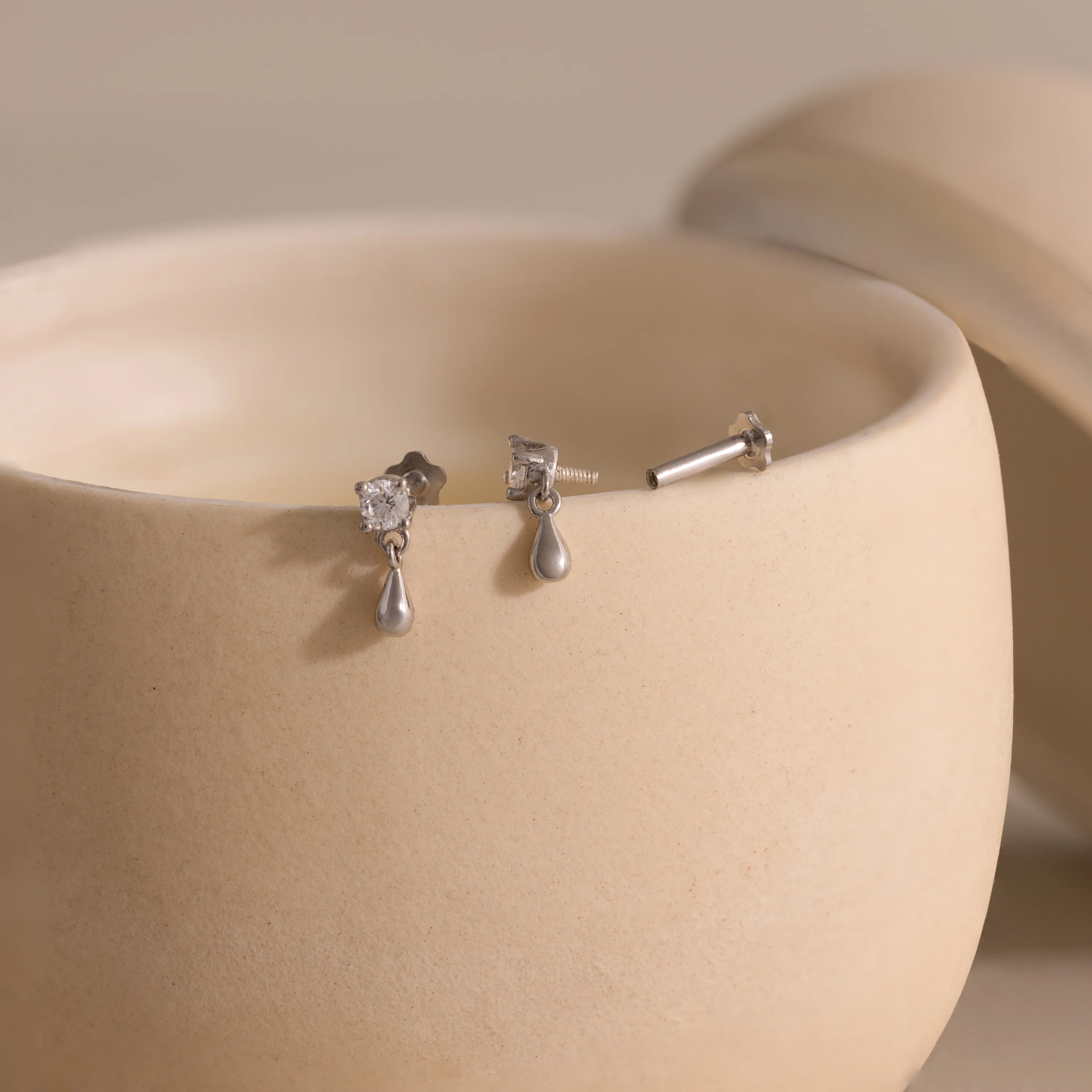 Diamond Droplet Studs - Image 5