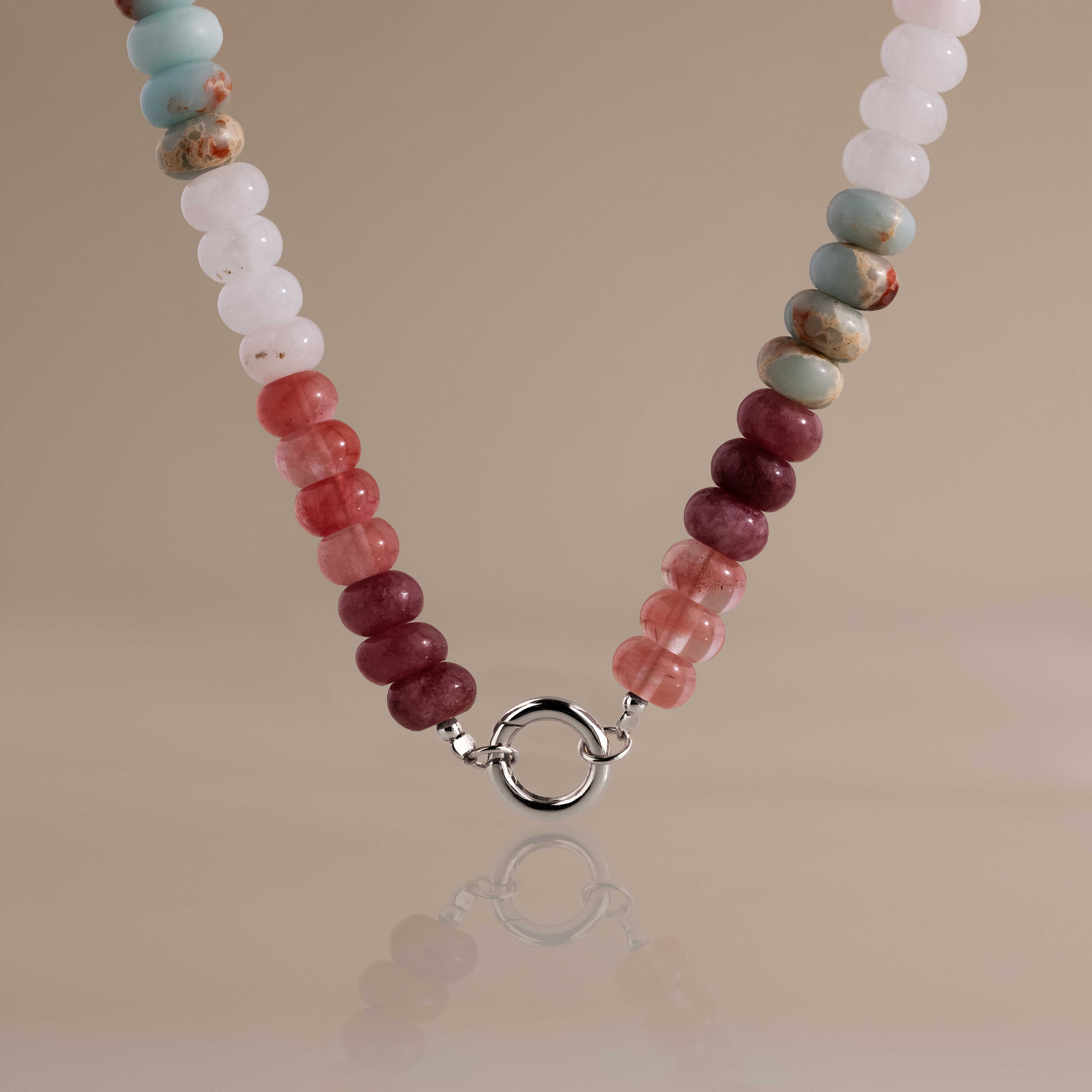 Ember Beaded Charm Necklace - Image 2