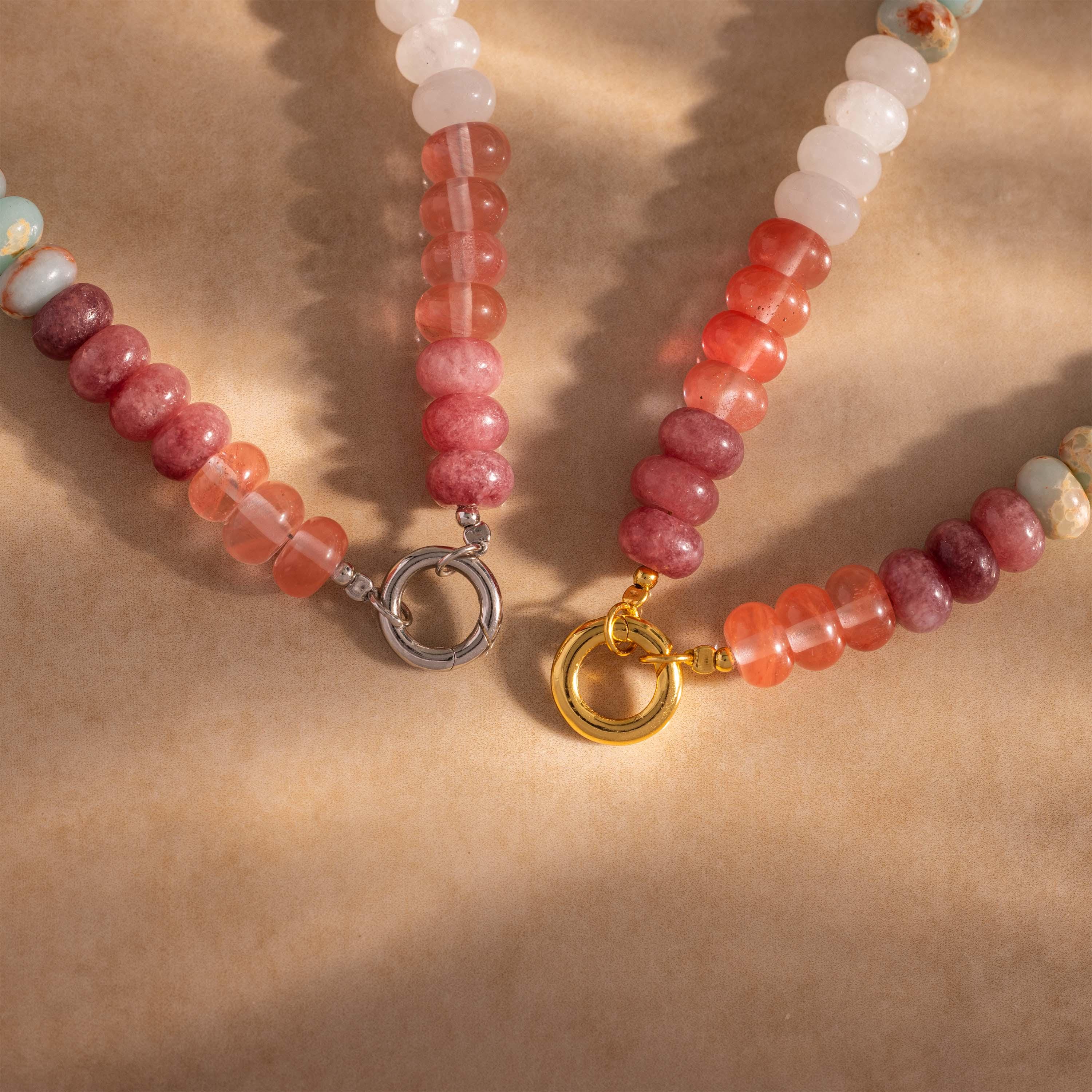 Ember Beaded Charm Necklace - Image 3
