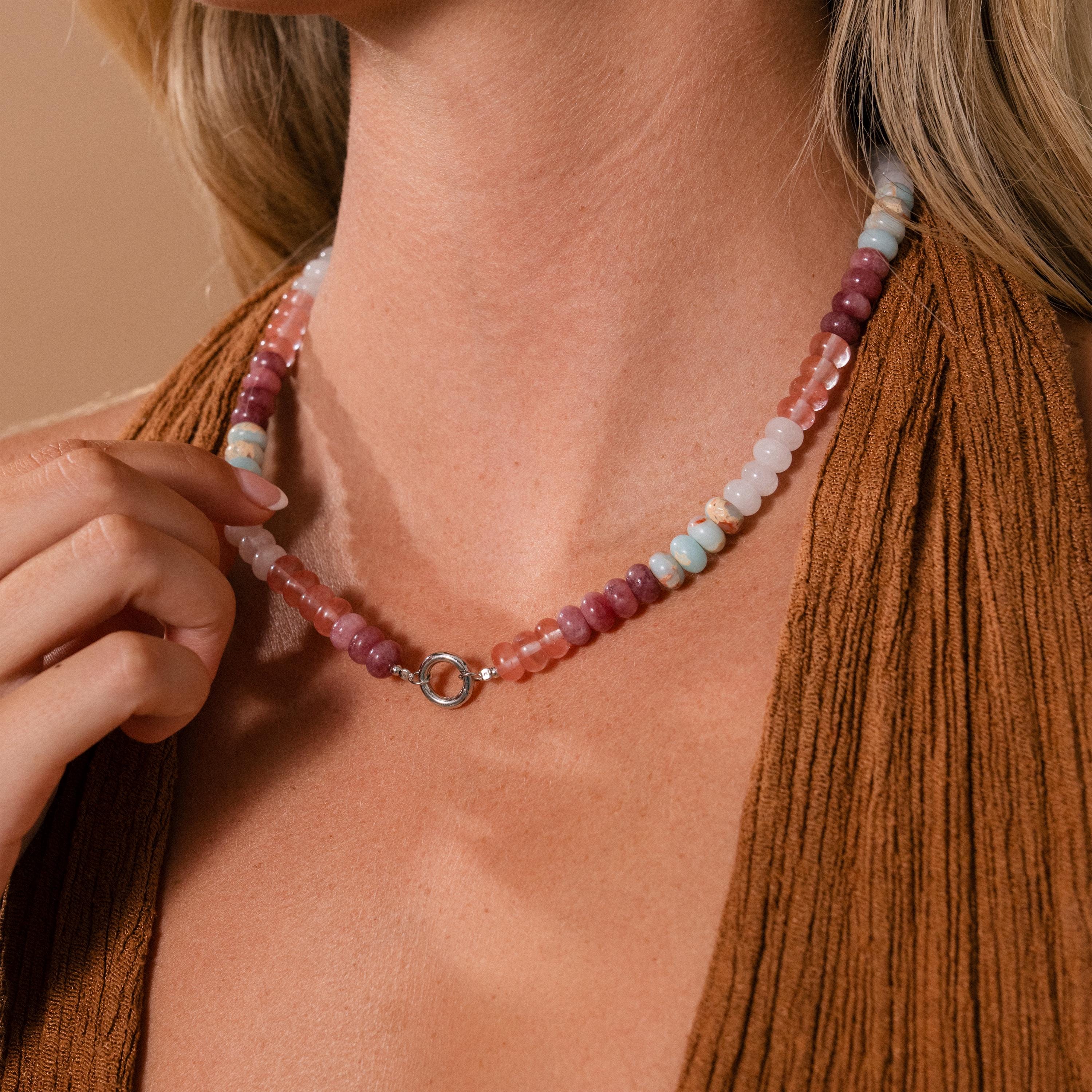Ember Beaded Charm Necklace - Image 6