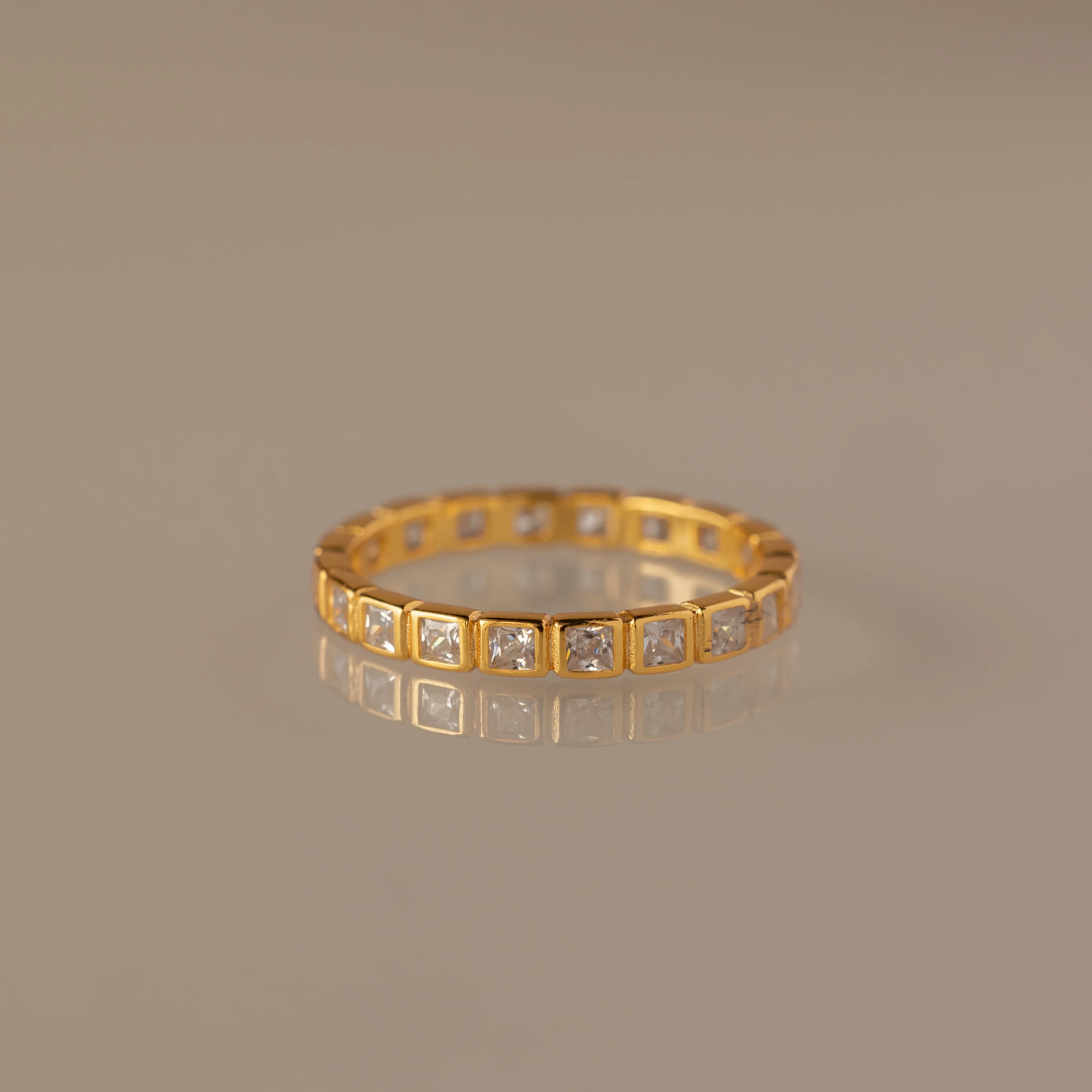 Eternity Bezel Birthstone Ring - Image 4