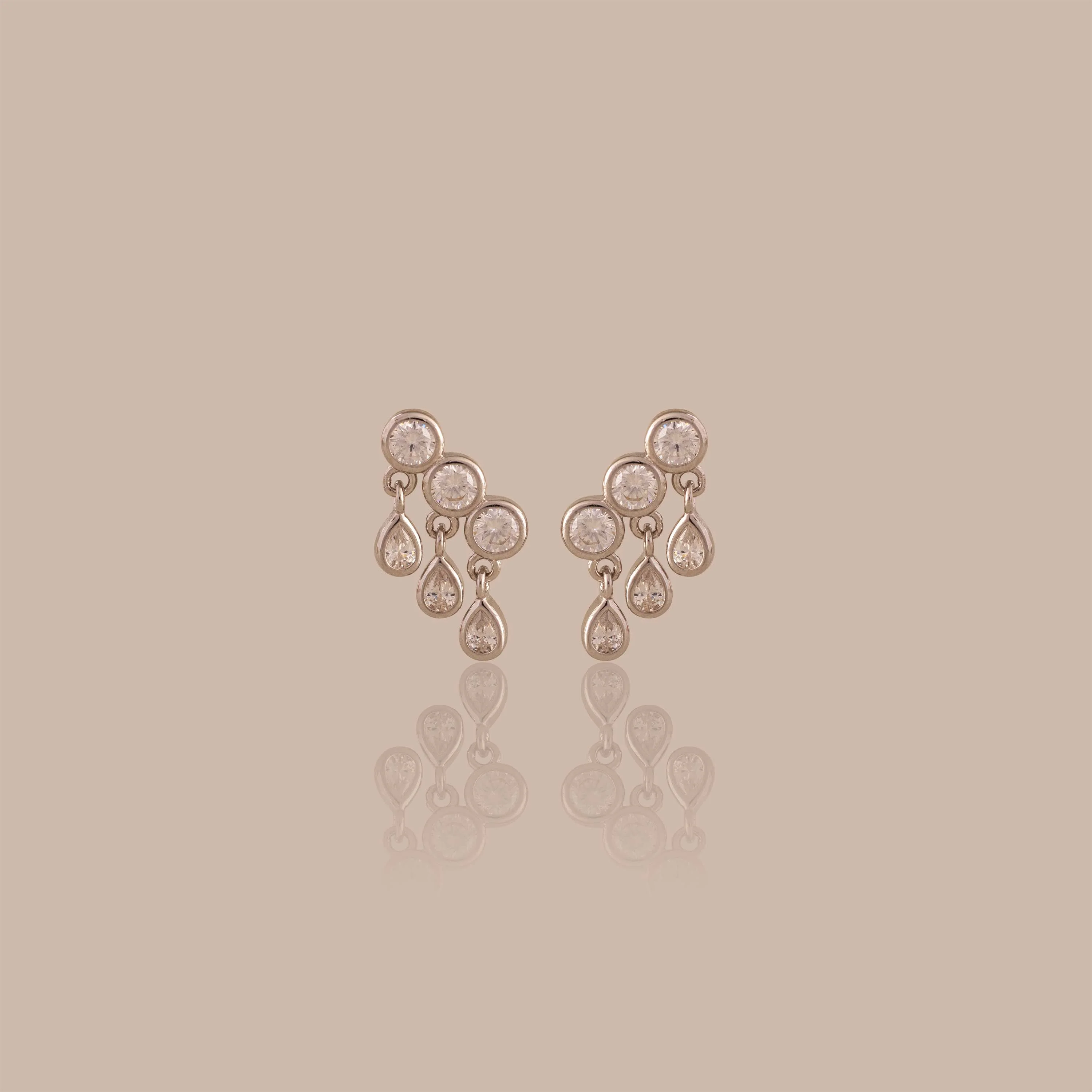 Diamond Raindrop Studs - Image 9