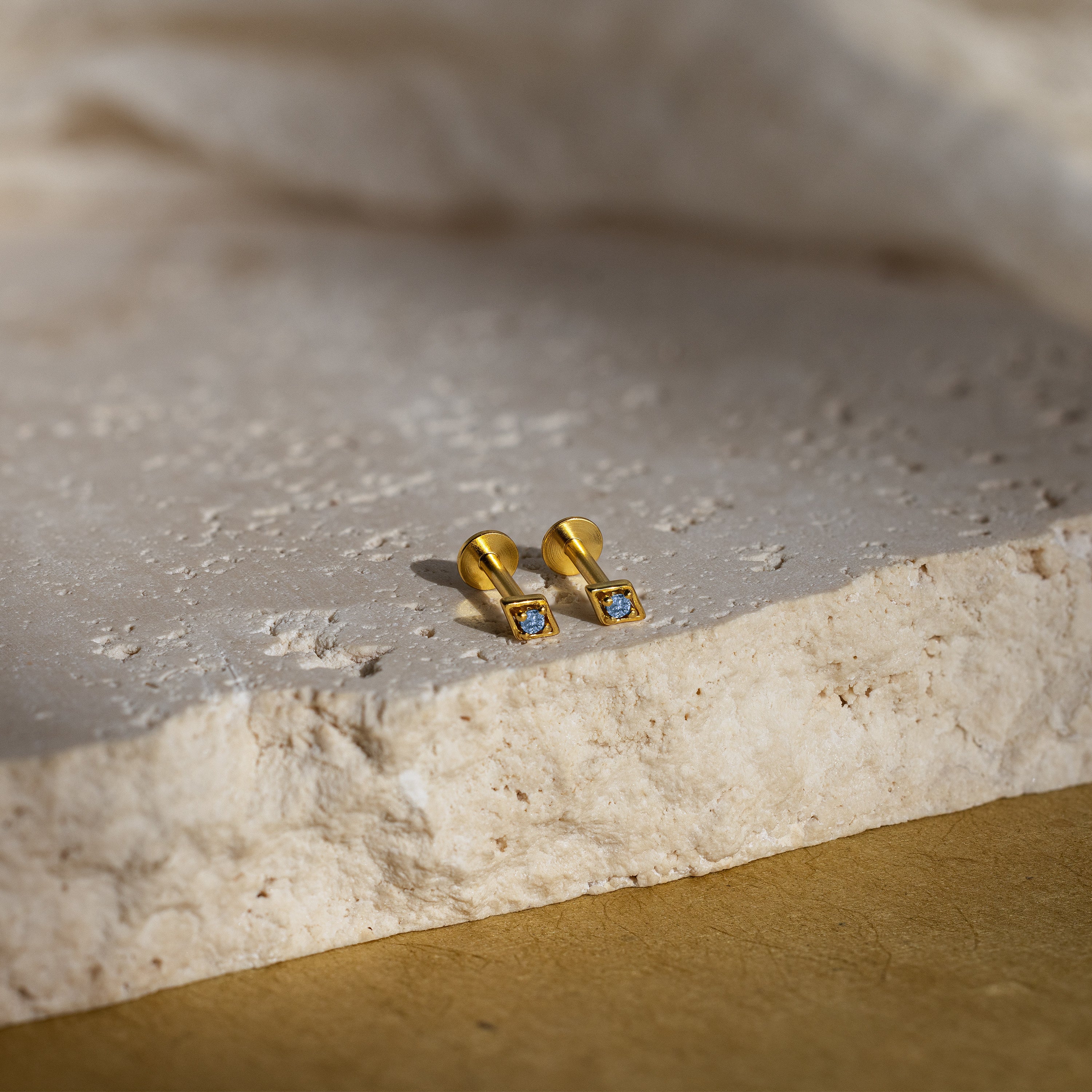 Geometric Birthstone Flat Back Studs - Image 10