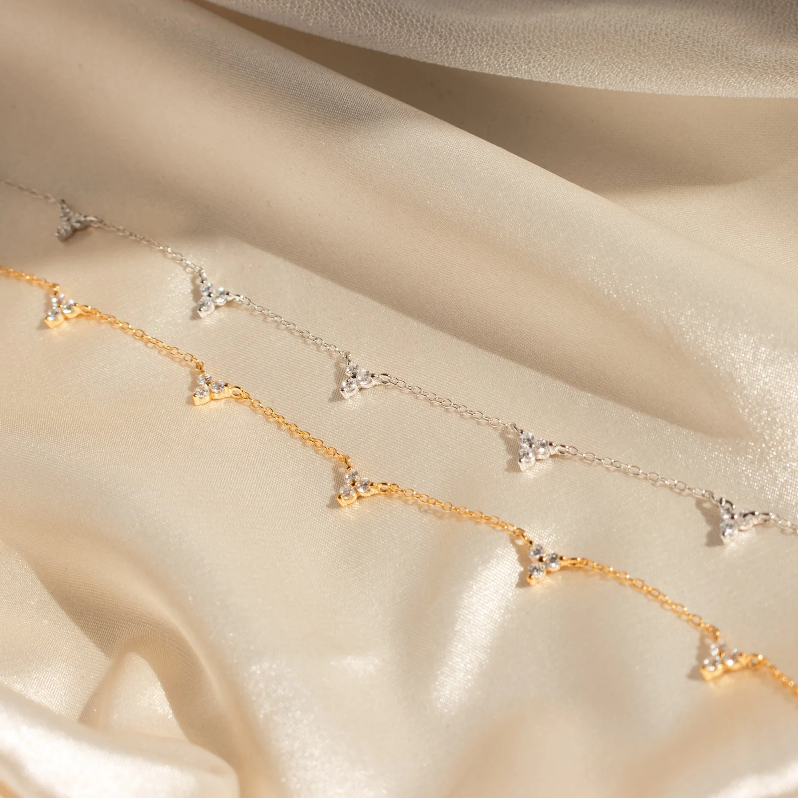 Hana Diamond Station Necklace - Image 2