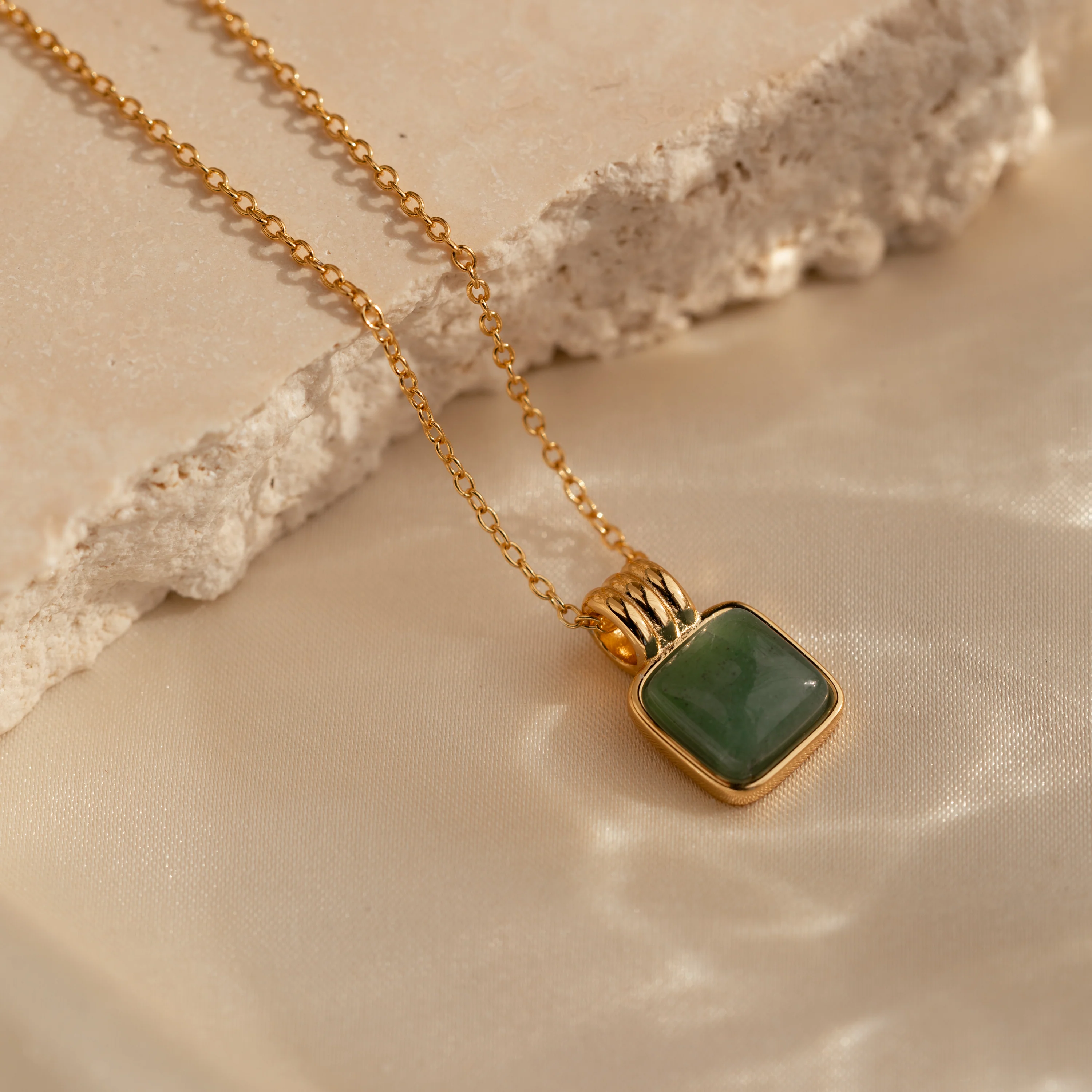 Jade Pendant Necklace - Image 2