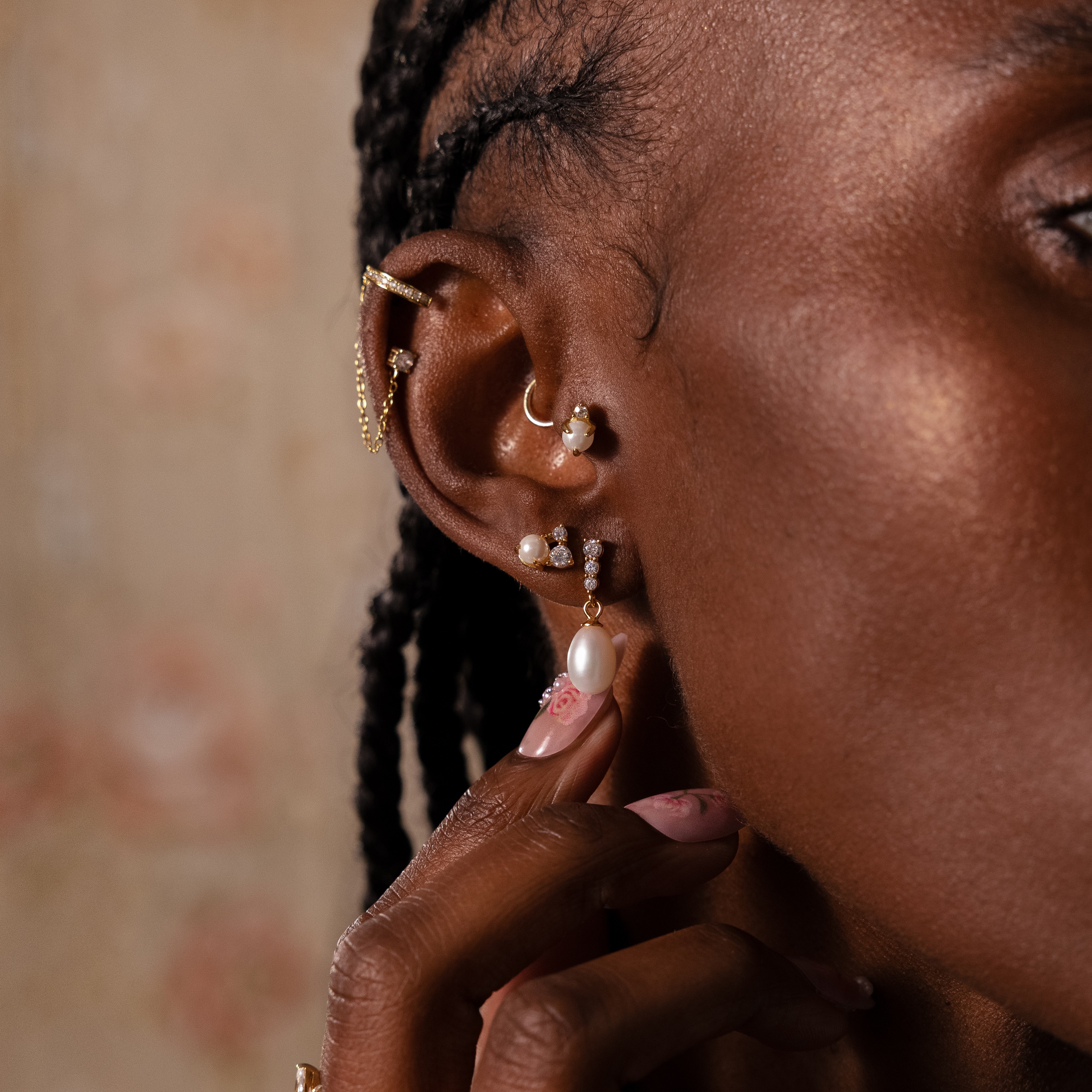 Julia Pearl Studs - Image 6