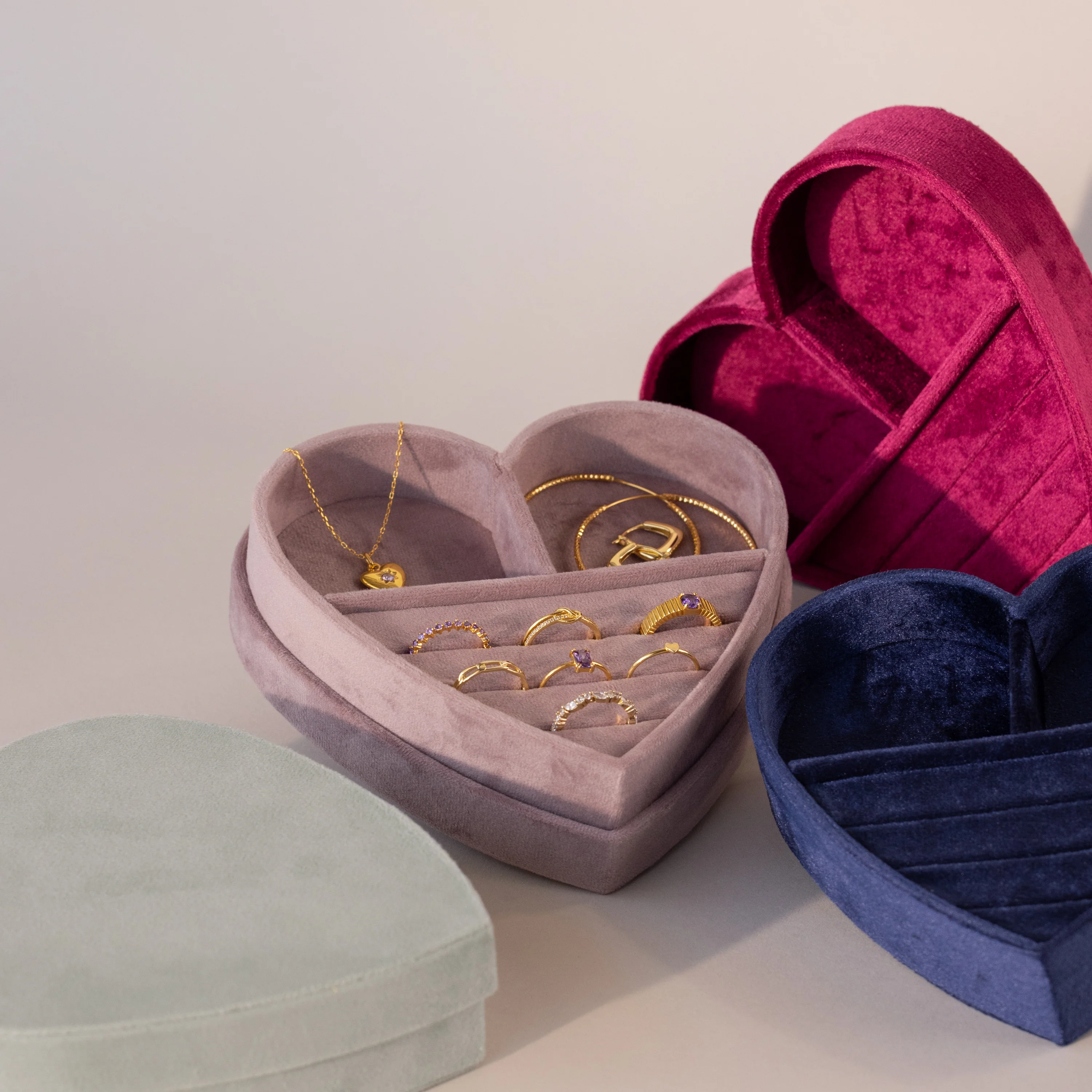 Lavender Large Heart Box - Image 6