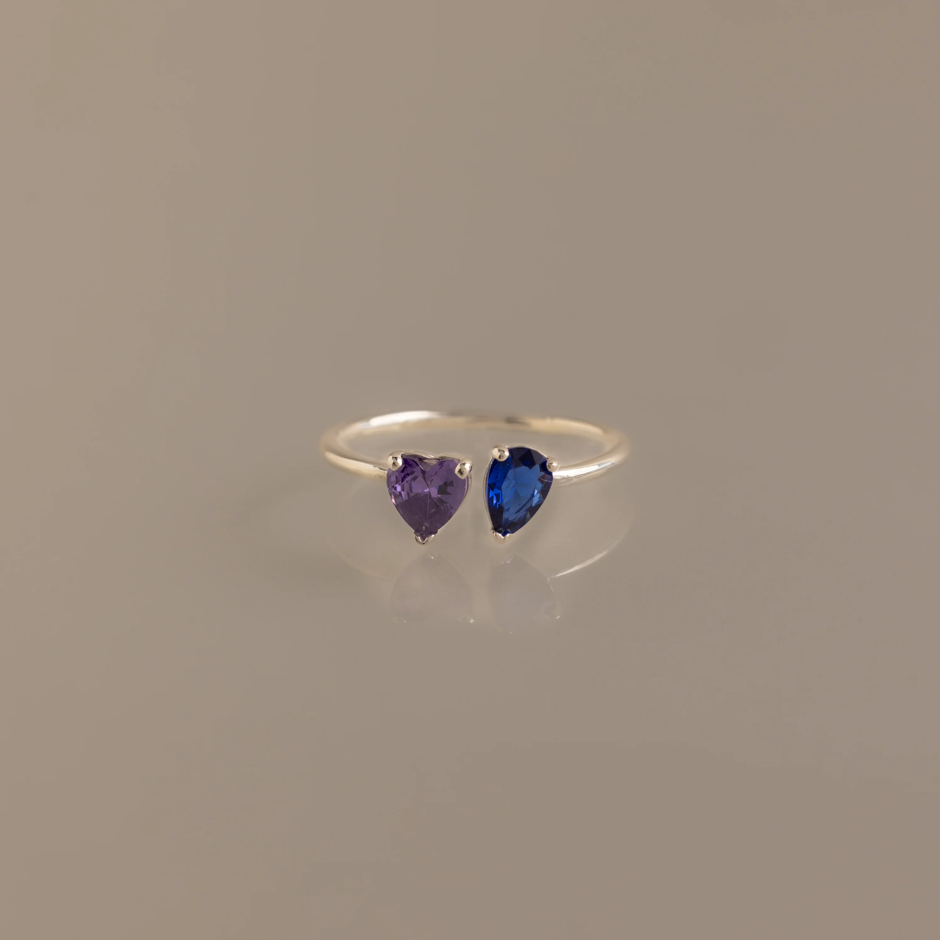 Love Toi et Moi Ring in Silver