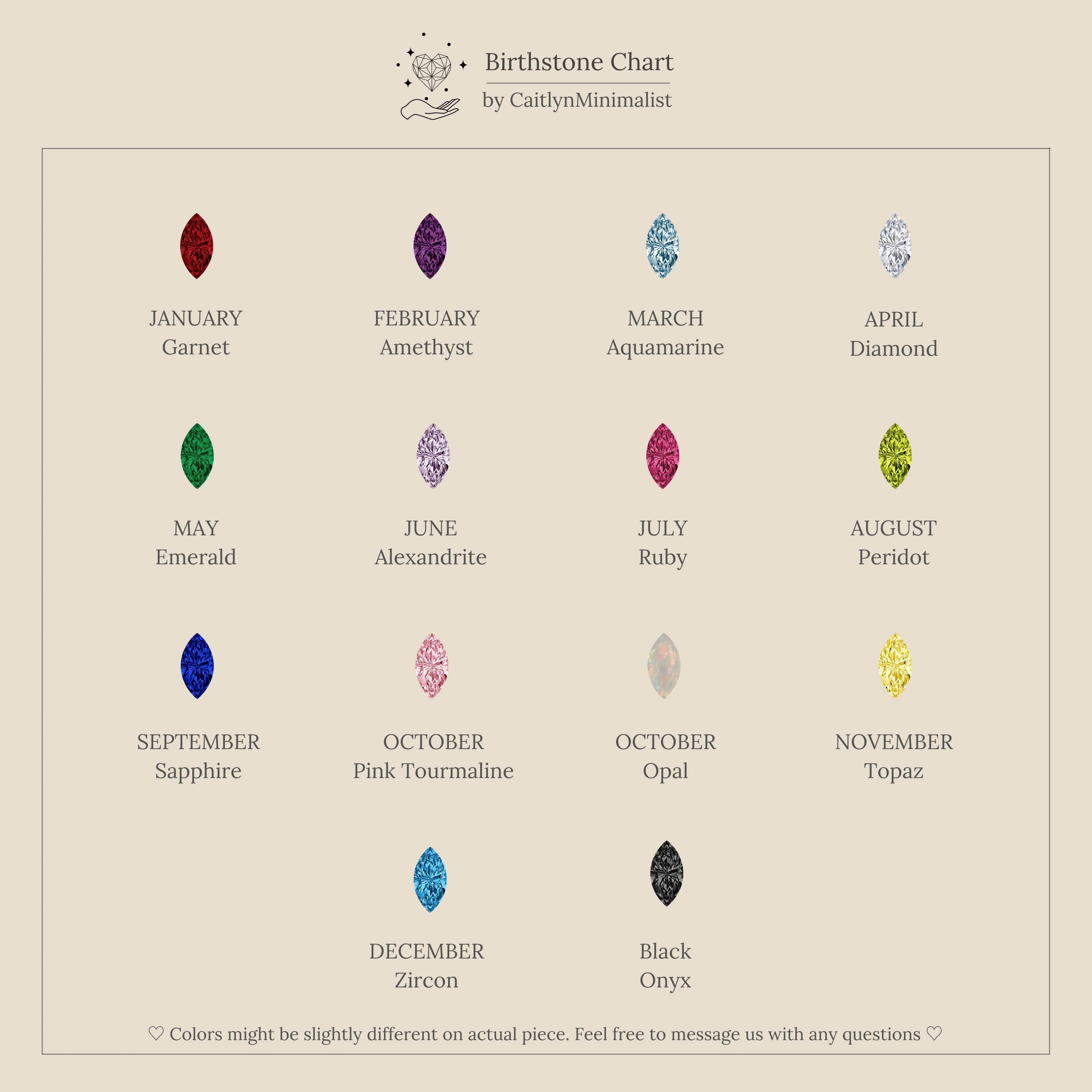 Marquise Birthstone & Pearl Bracelet - Image 13