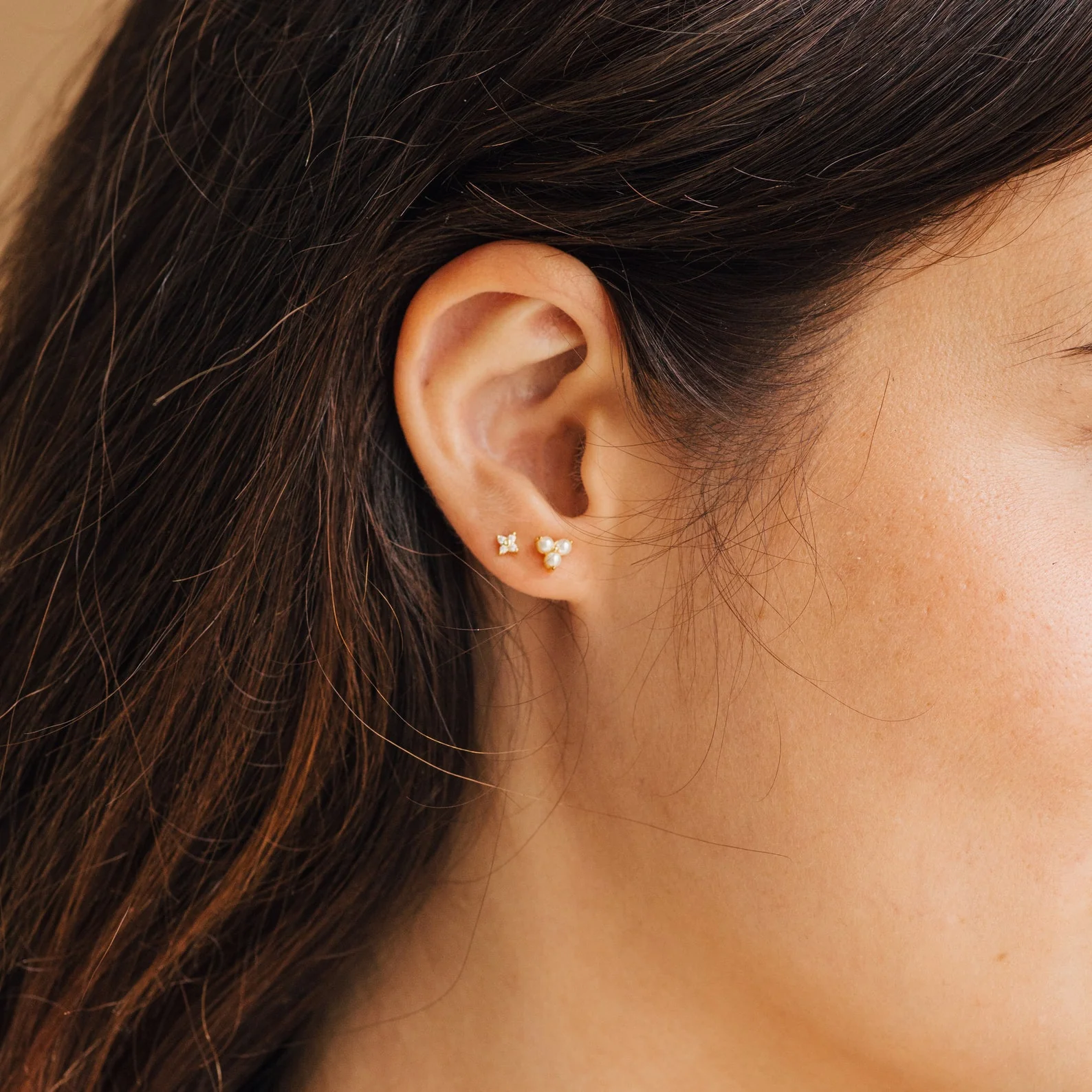 Maud Pearl Studs - Image 7