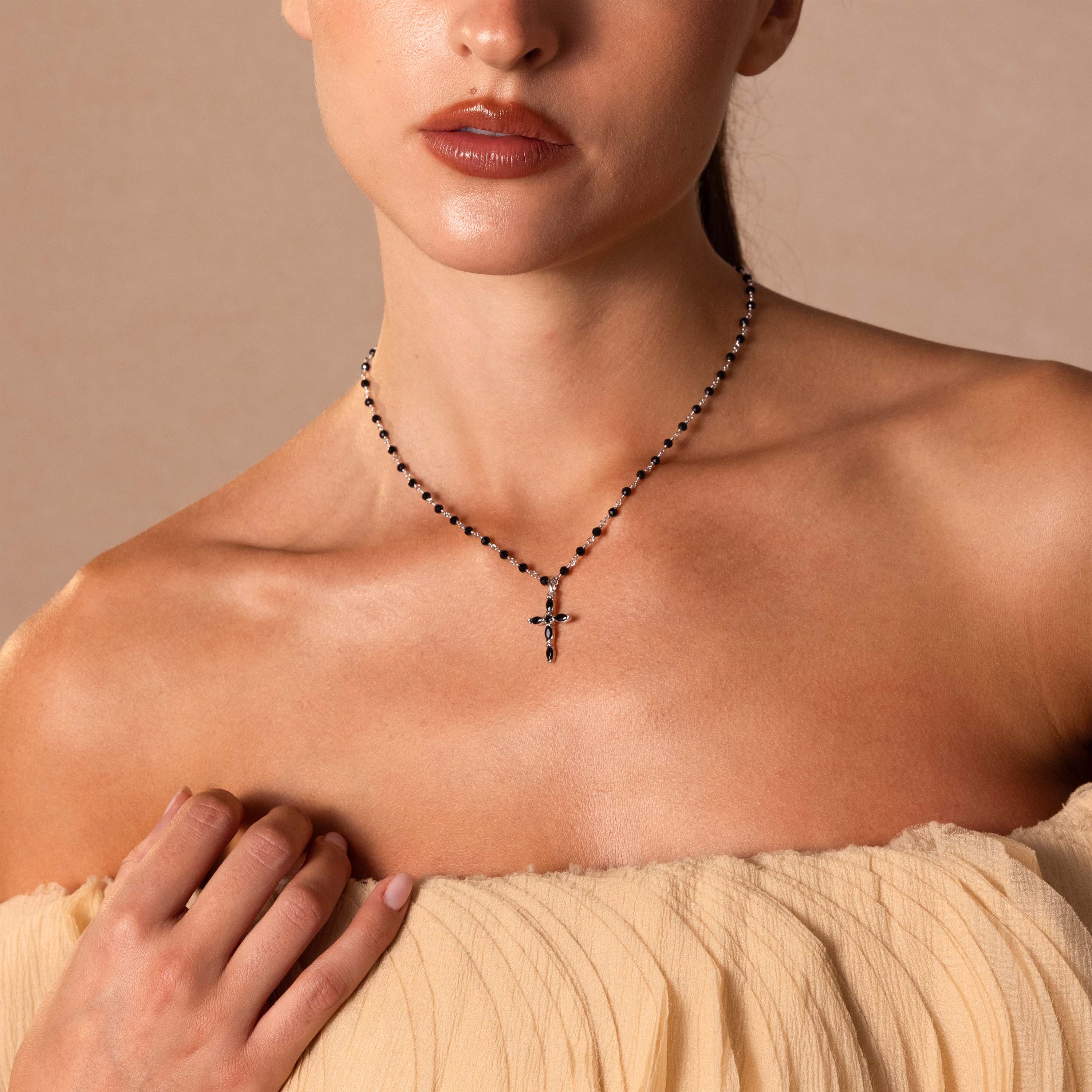 Midnight Cross Necklace - Image 5