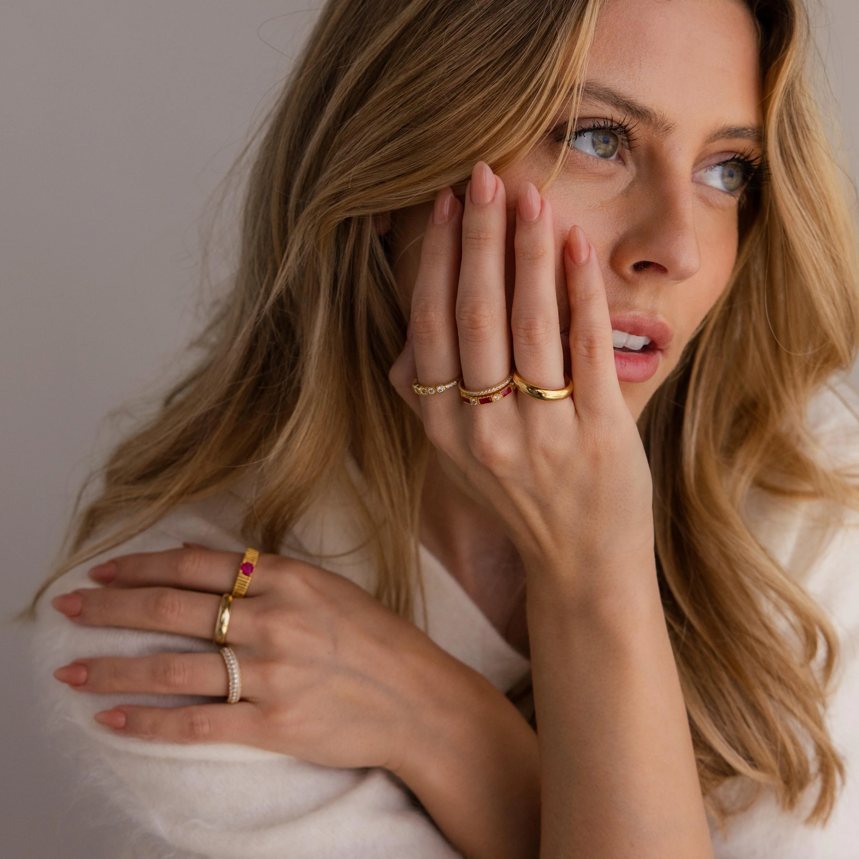 Mixed Art Deco Birthstone Ring - Image 6