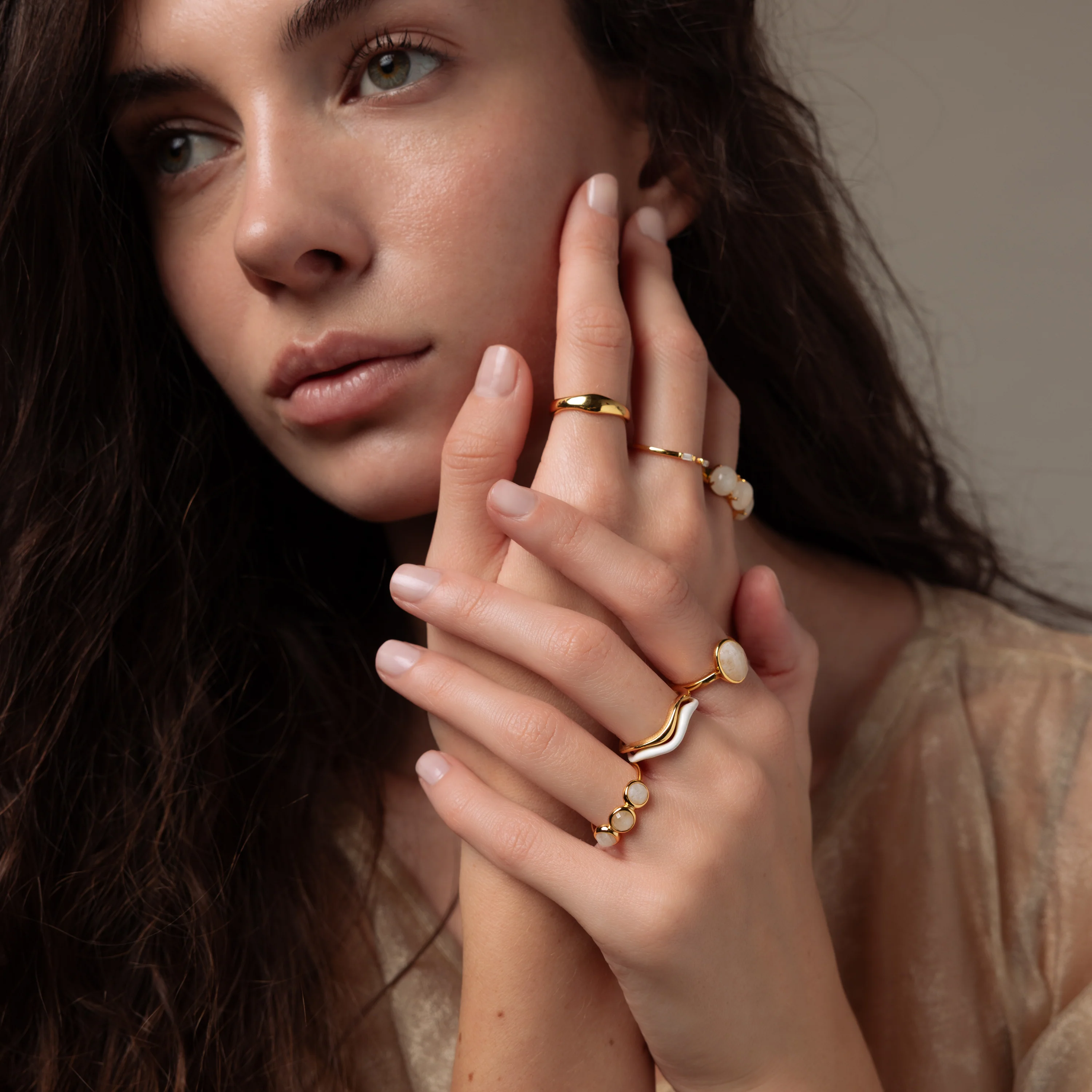 Moonstone Cluster Ring - Image 8