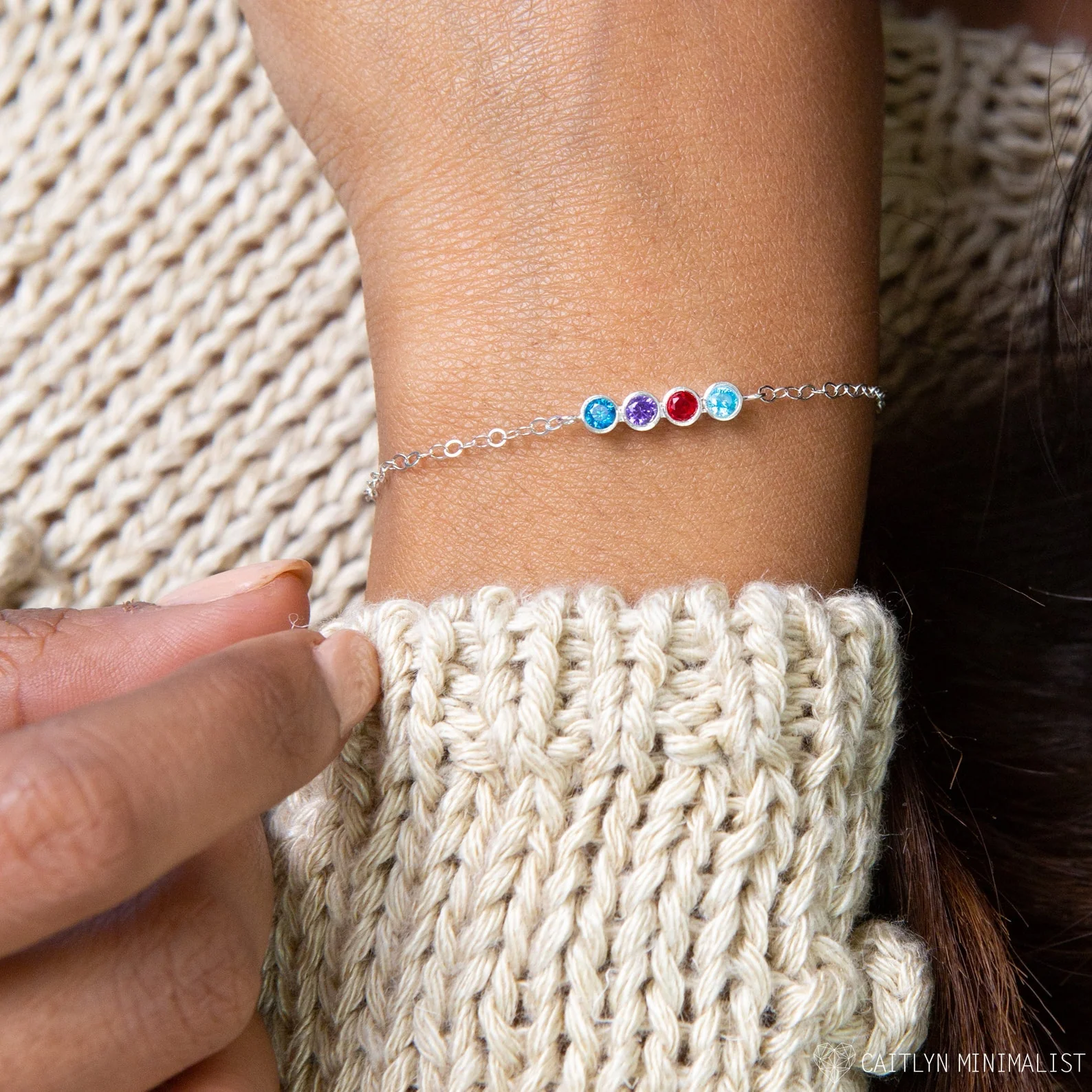 Multiple Birthstone Bracelet - Image 2