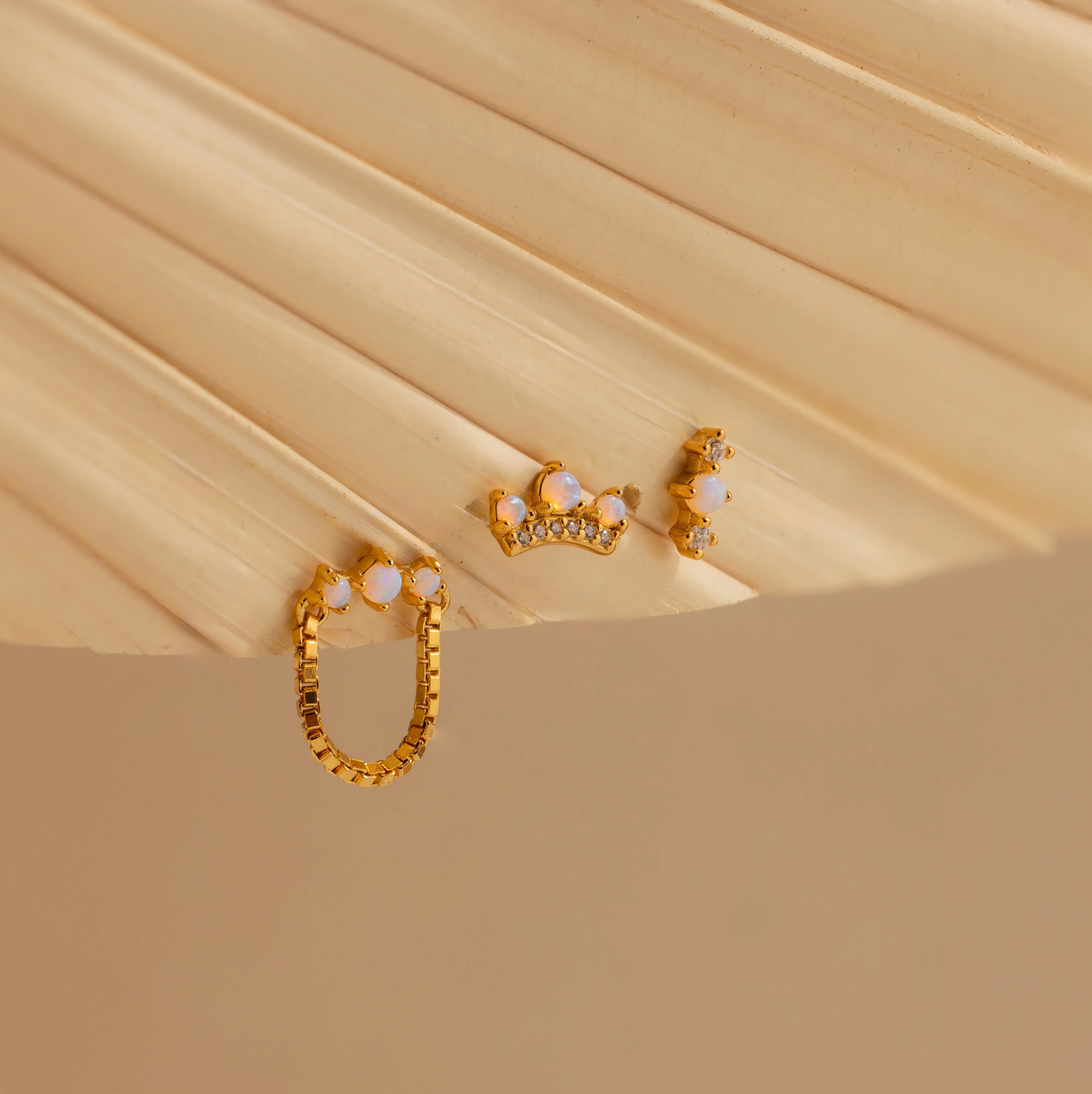 Opal Cartilage Studs Set - Image 2
