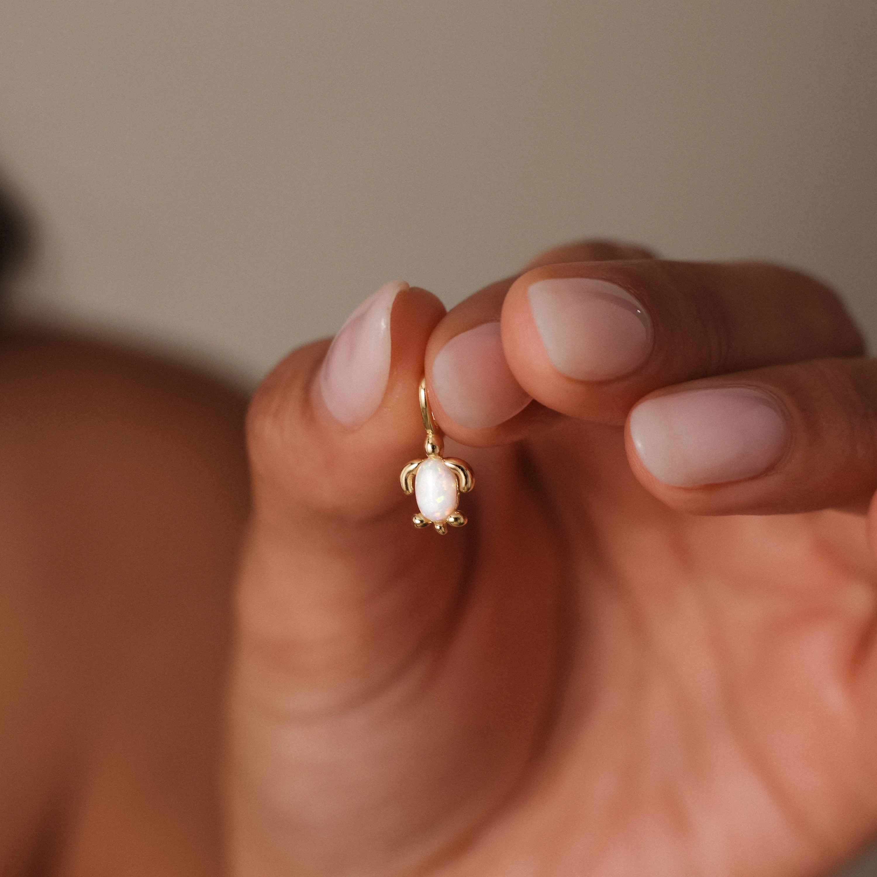 Opal Sea Turtle Charm - Image 3