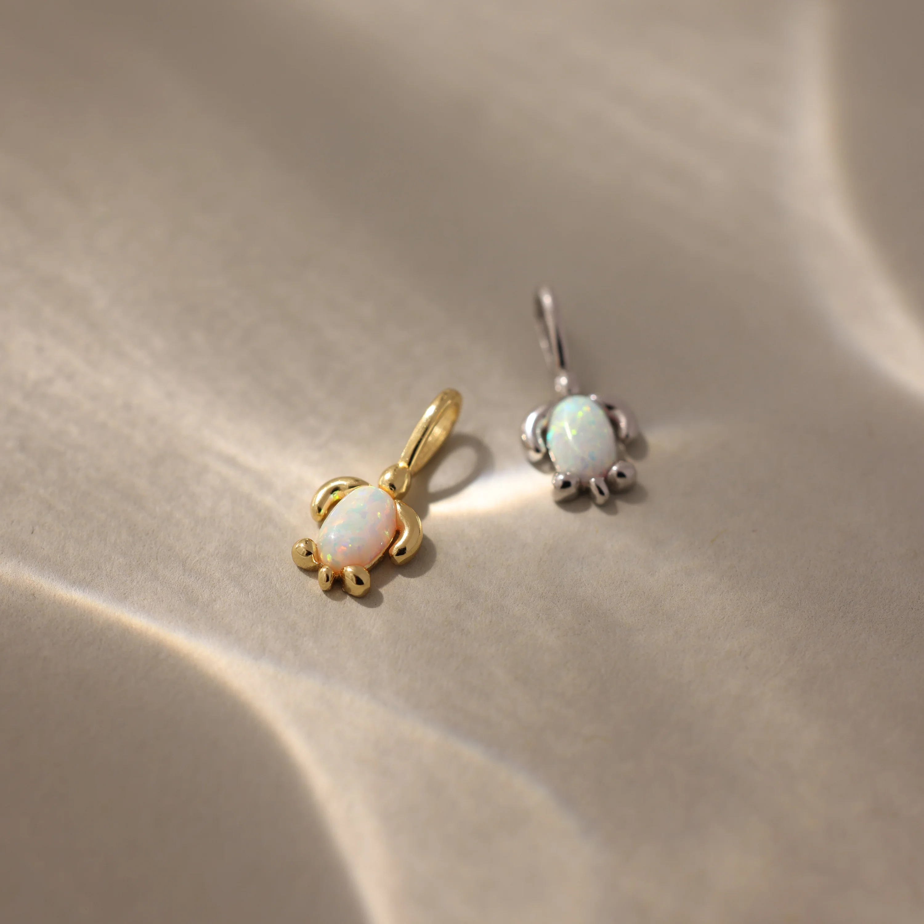 Opal Sea Turtle Charm - Image 6