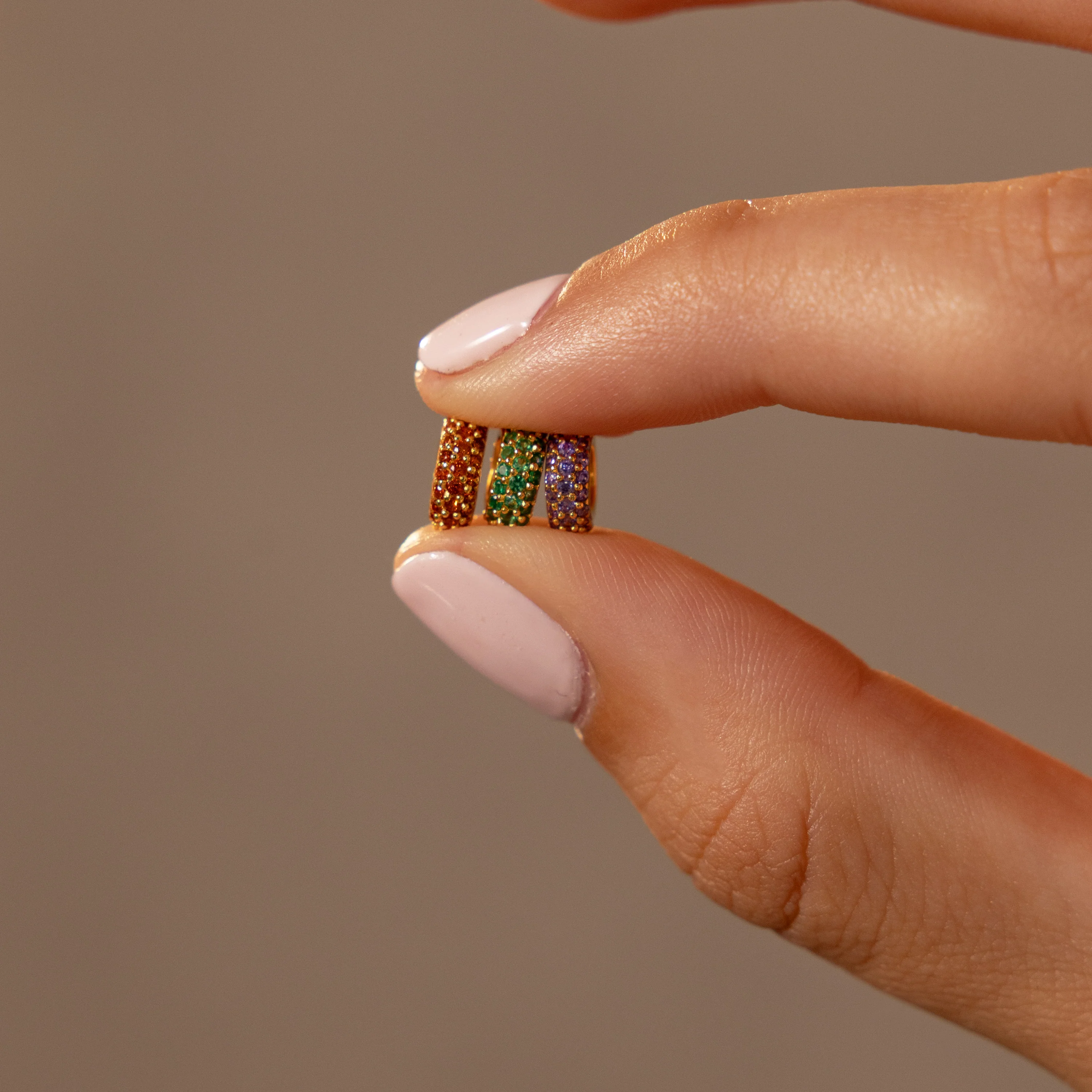 Pave Birthstone Charm Spacer - Image 6