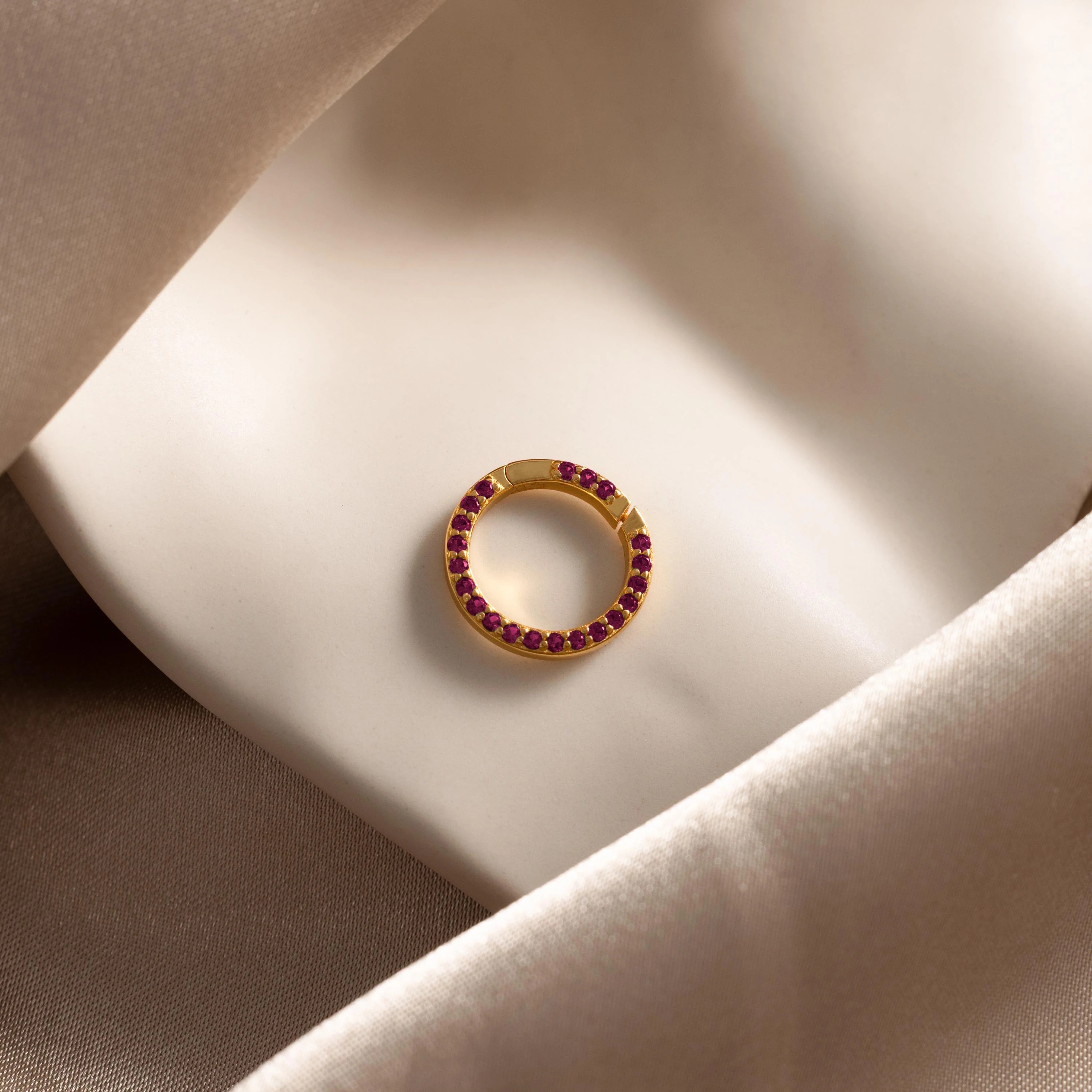 Pave Birthstone Charm Clip - Image 7