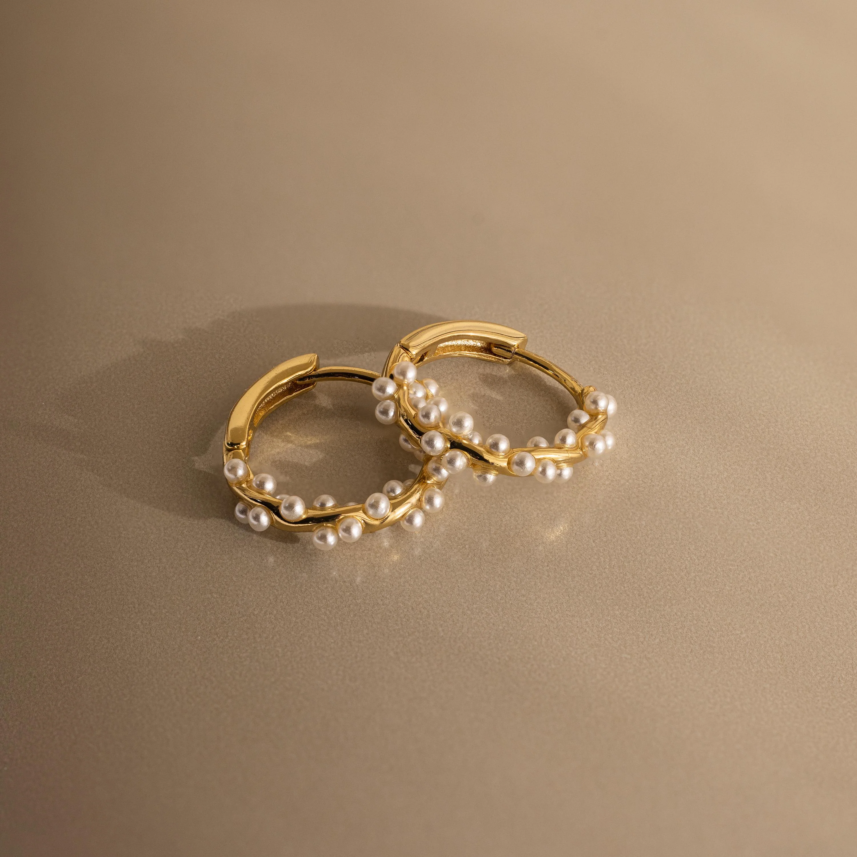 Pearl Cluster Huggies - Image 7