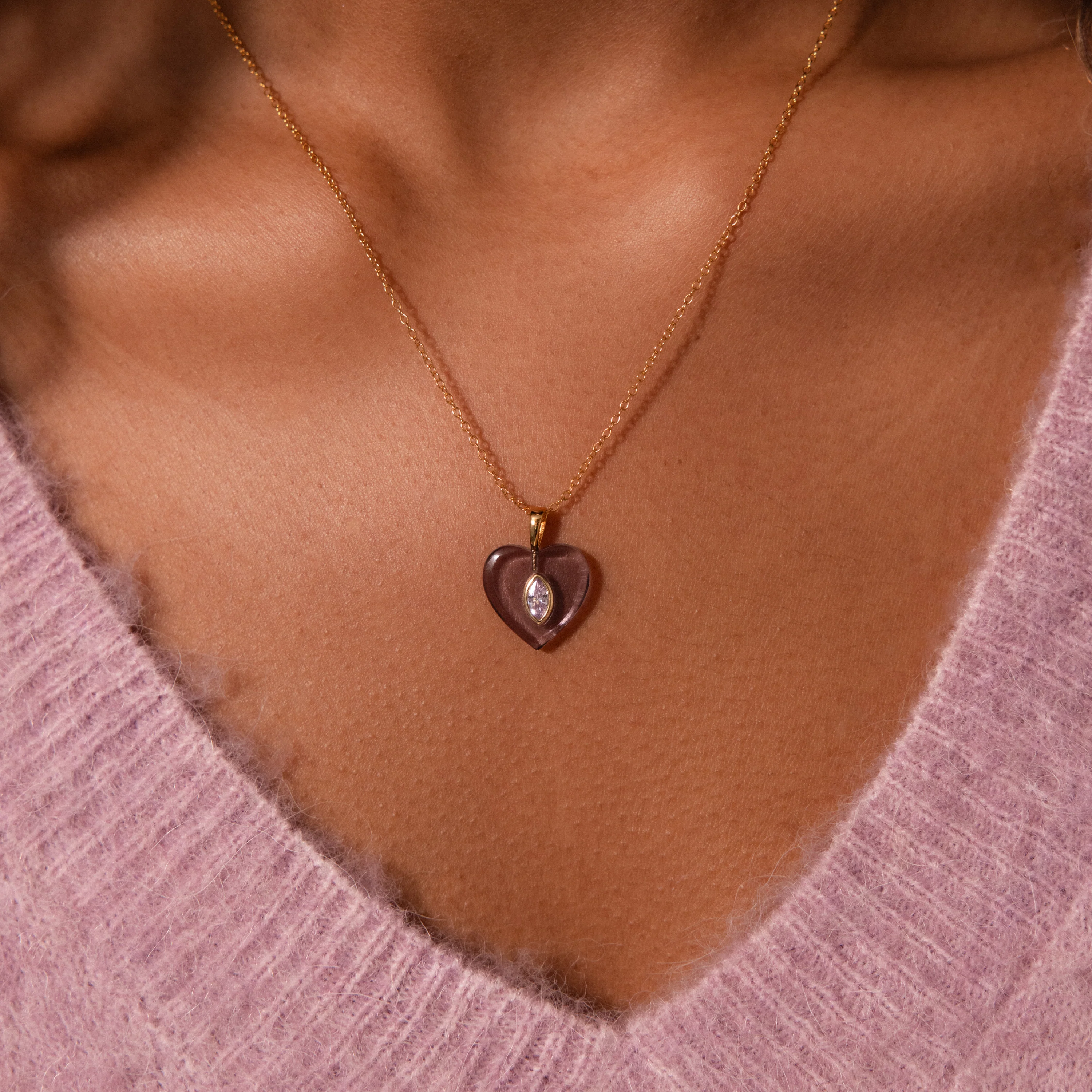 Peridot Crystal Necklace - Image 2