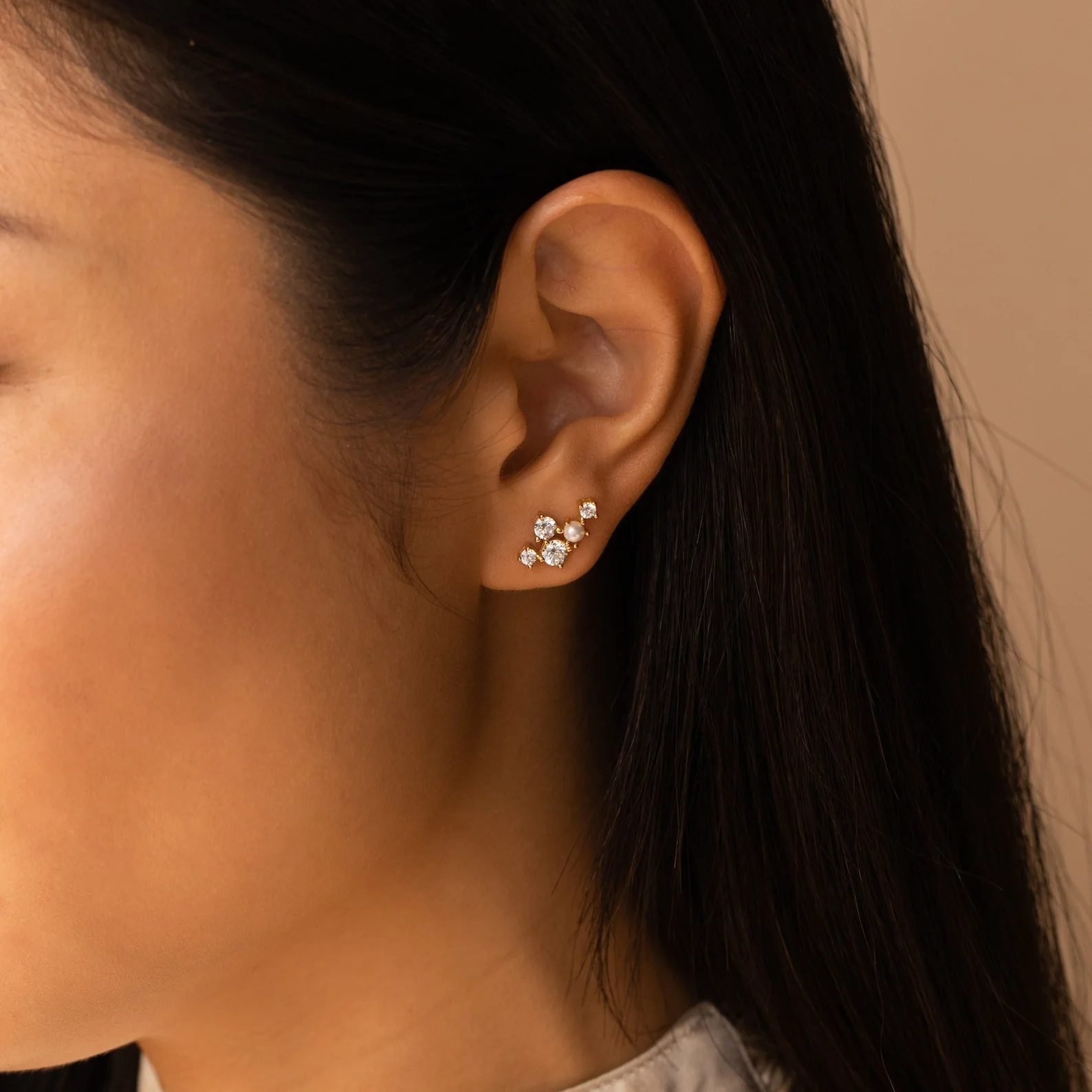 Seine Diamond Studs - Image 2