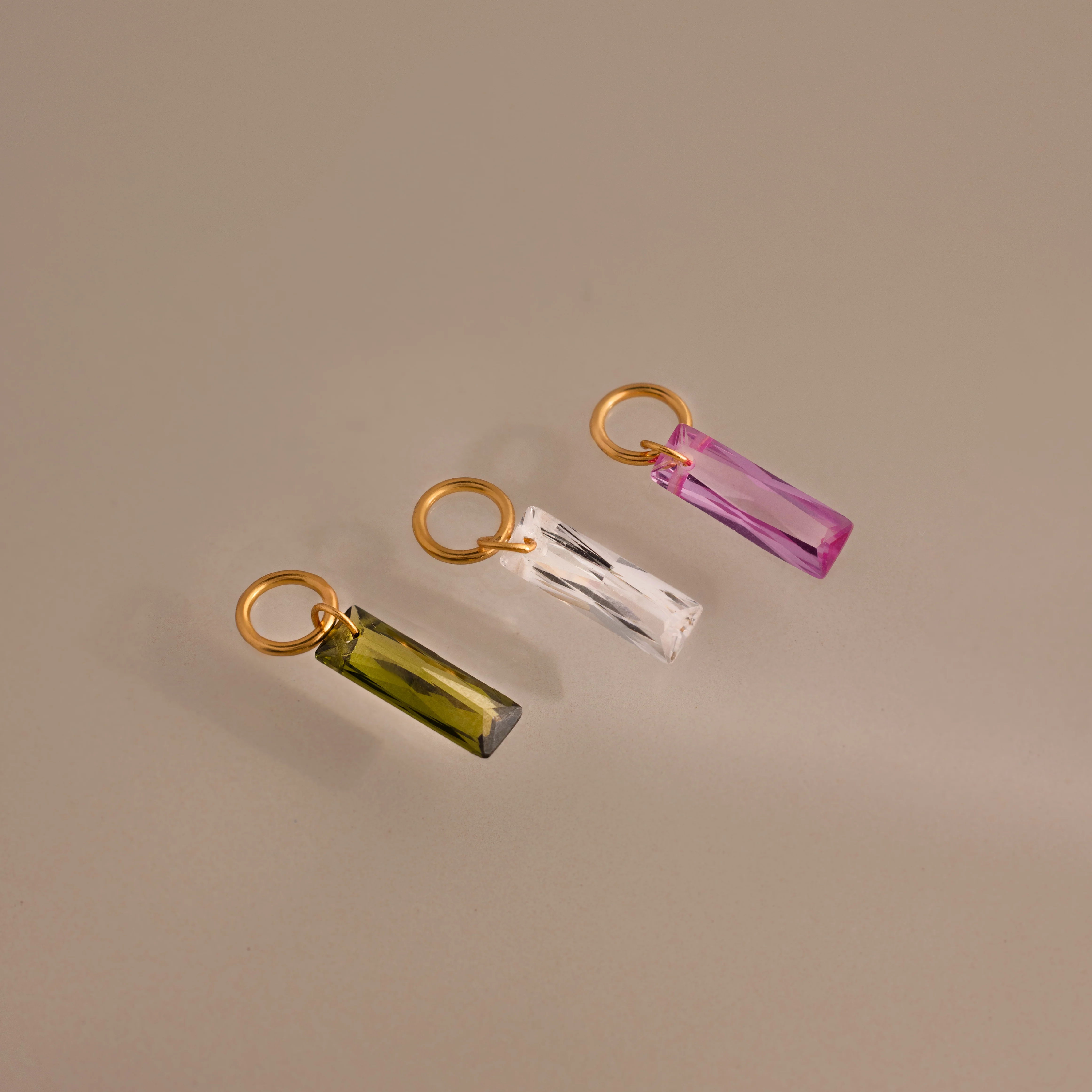 Skinny Baguette Birthstone Charm - Image 9