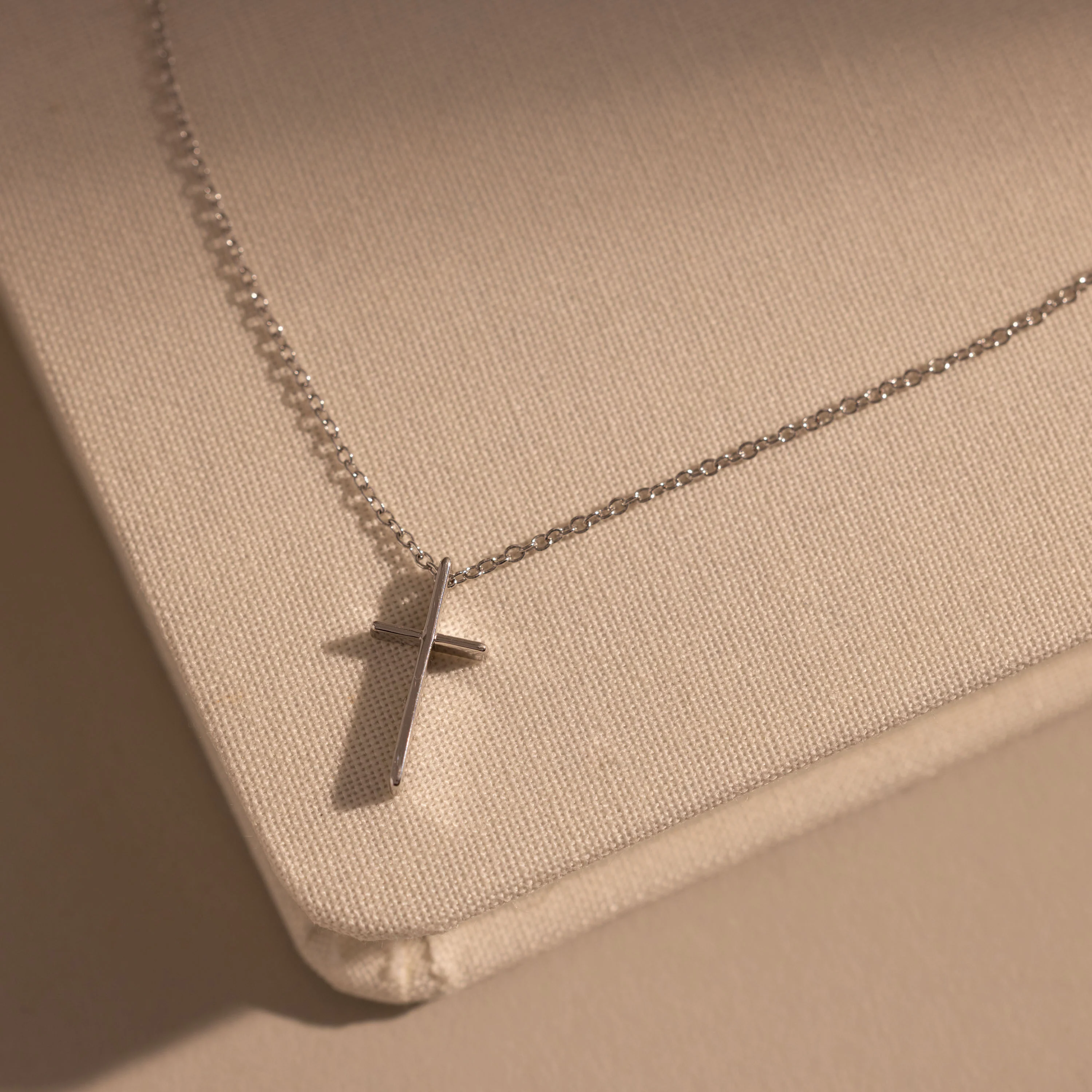 Skinny Cross Necklace - Image 5
