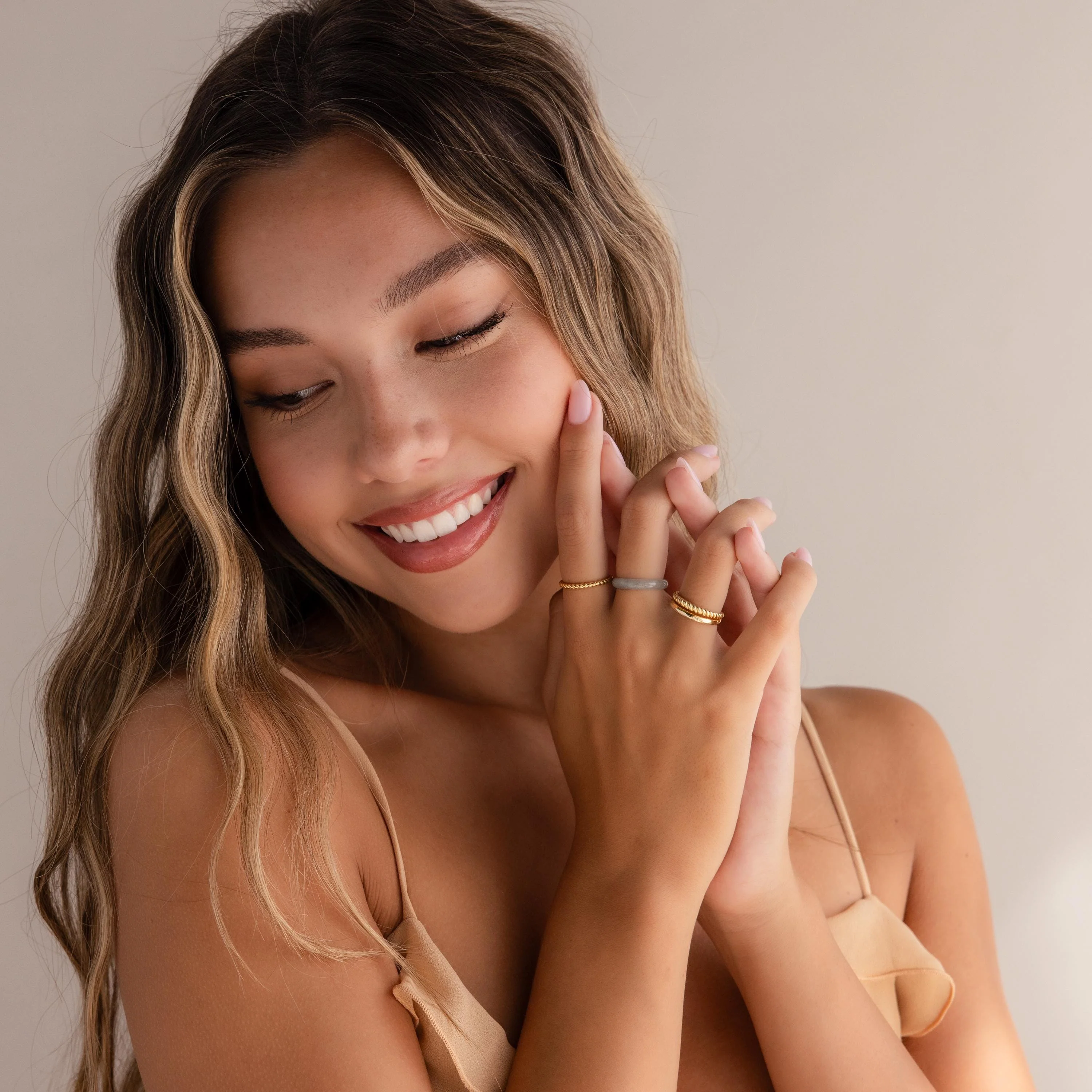 Skinny Jade Ring - Image 8