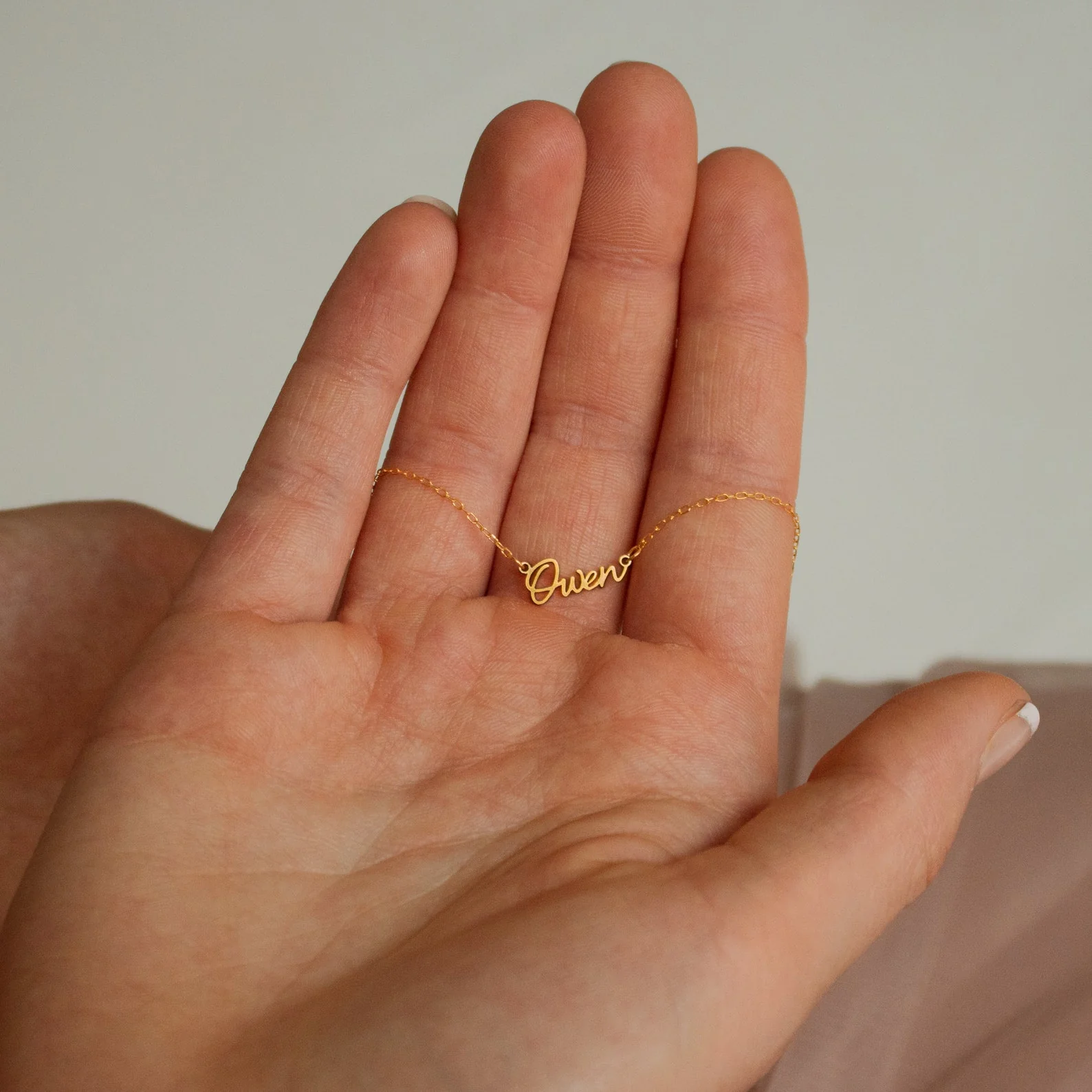 Tiny Grace Name Necklace - Image 2