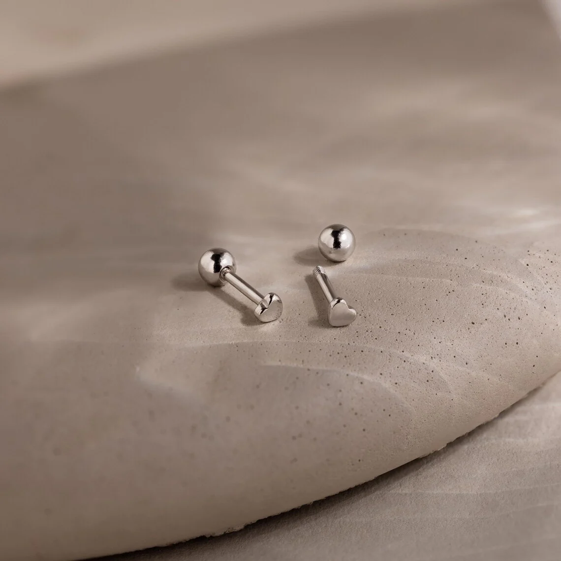 Tiny Heart Studs - Image 5