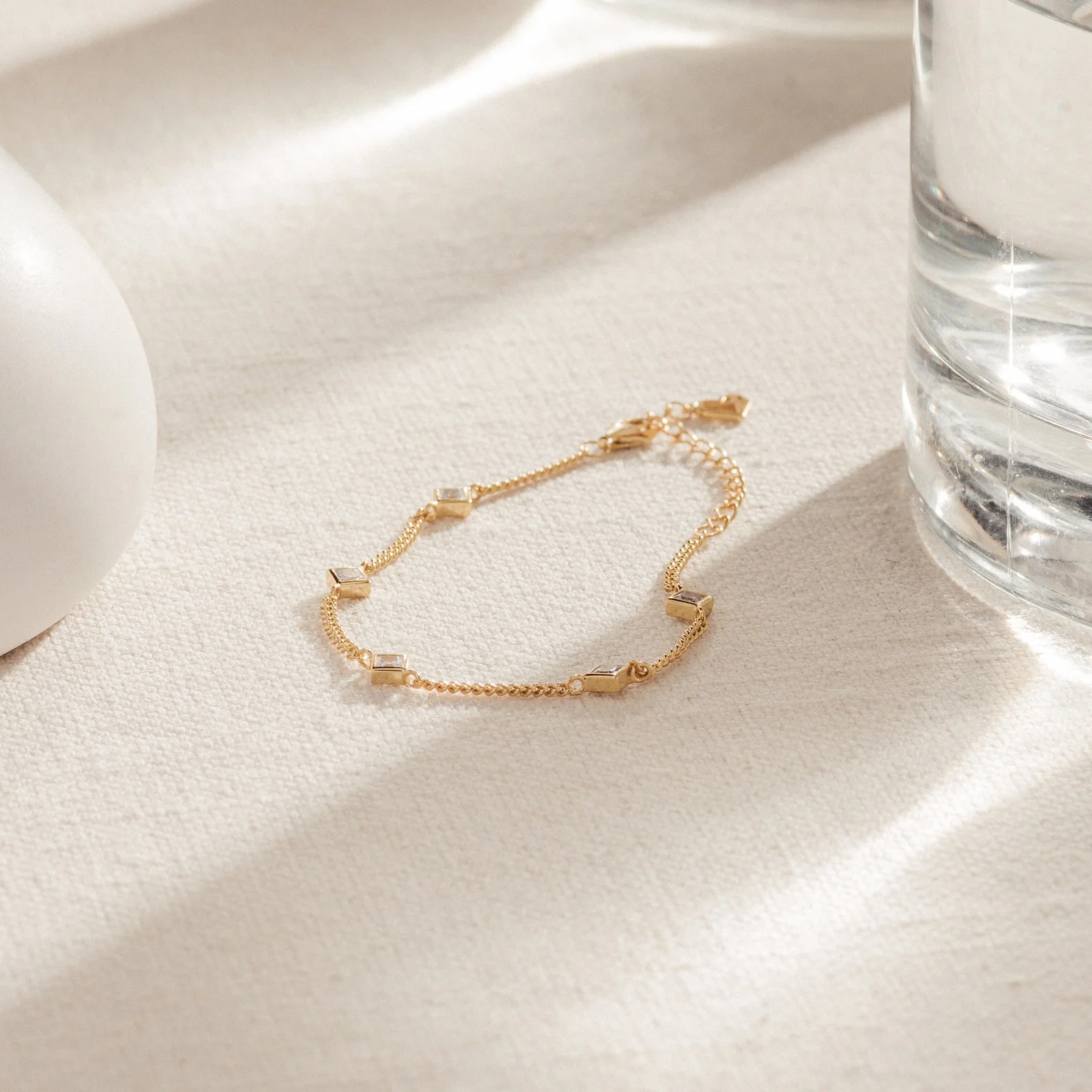 Venus Diamond Station Bracelet - Image 3